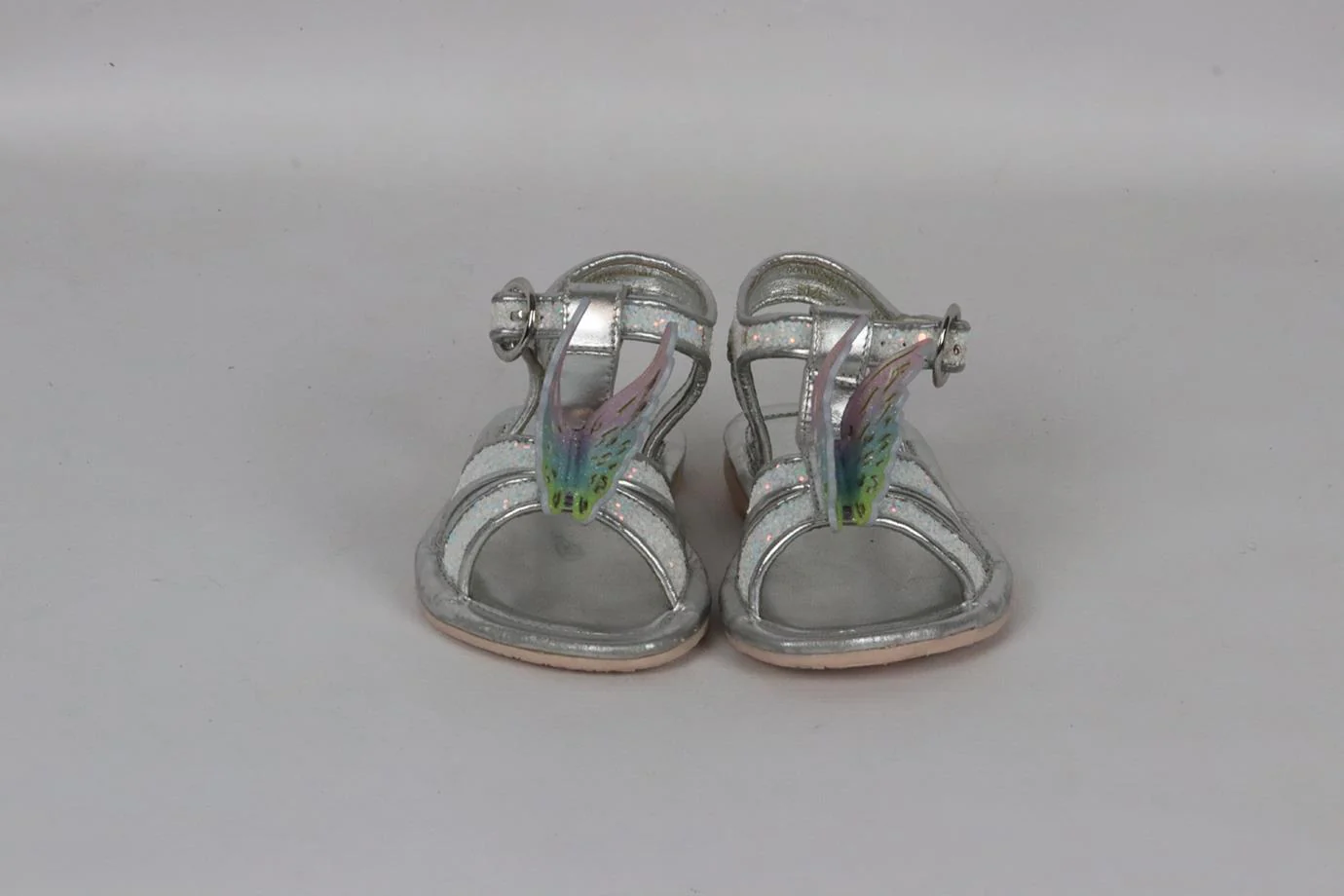 SOPHIA WEBSTER BABY GIRLS BUTTERFLY LEATHER SANDALS EU 23 UK 6 - Image 3