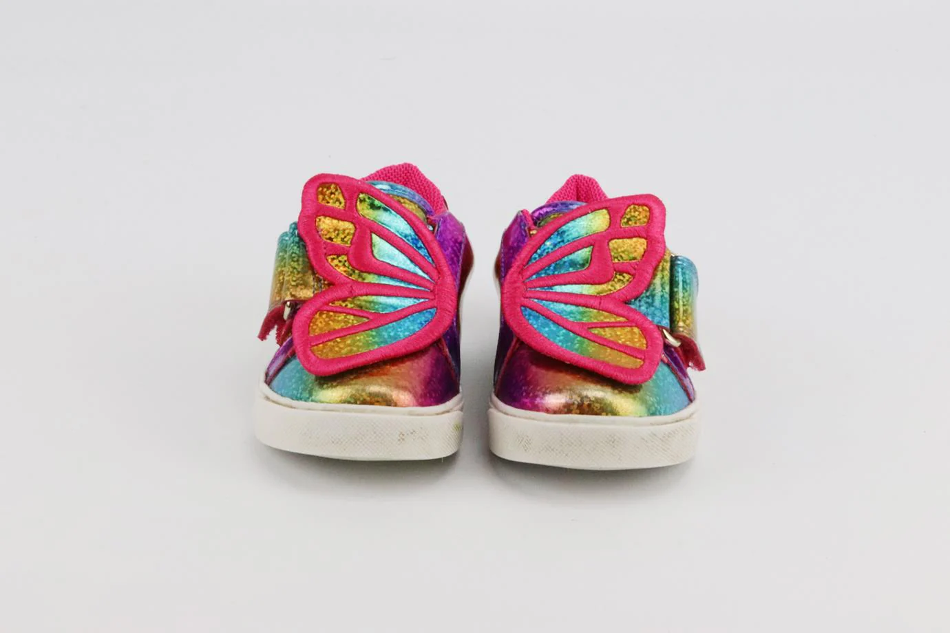 SOPHIA WEBSTER BABY GIRLS RAINBOW LEATHER SNEAKERS EU 21 UK 4.5 - Image 3
