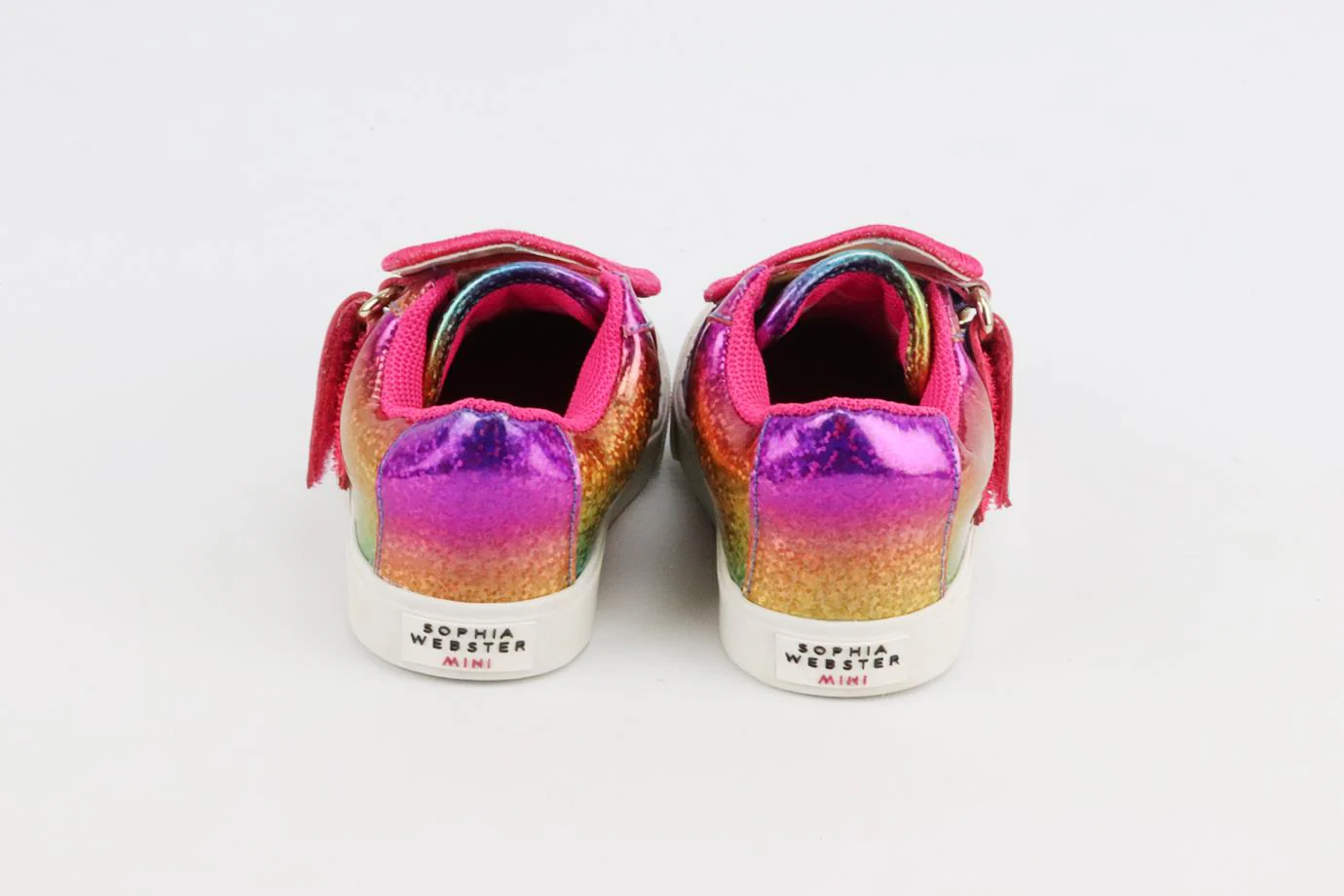 SOPHIA WEBSTER BABY GIRLS RAINBOW LEATHER SNEAKERS EU 21 UK 4.5 - Image 4