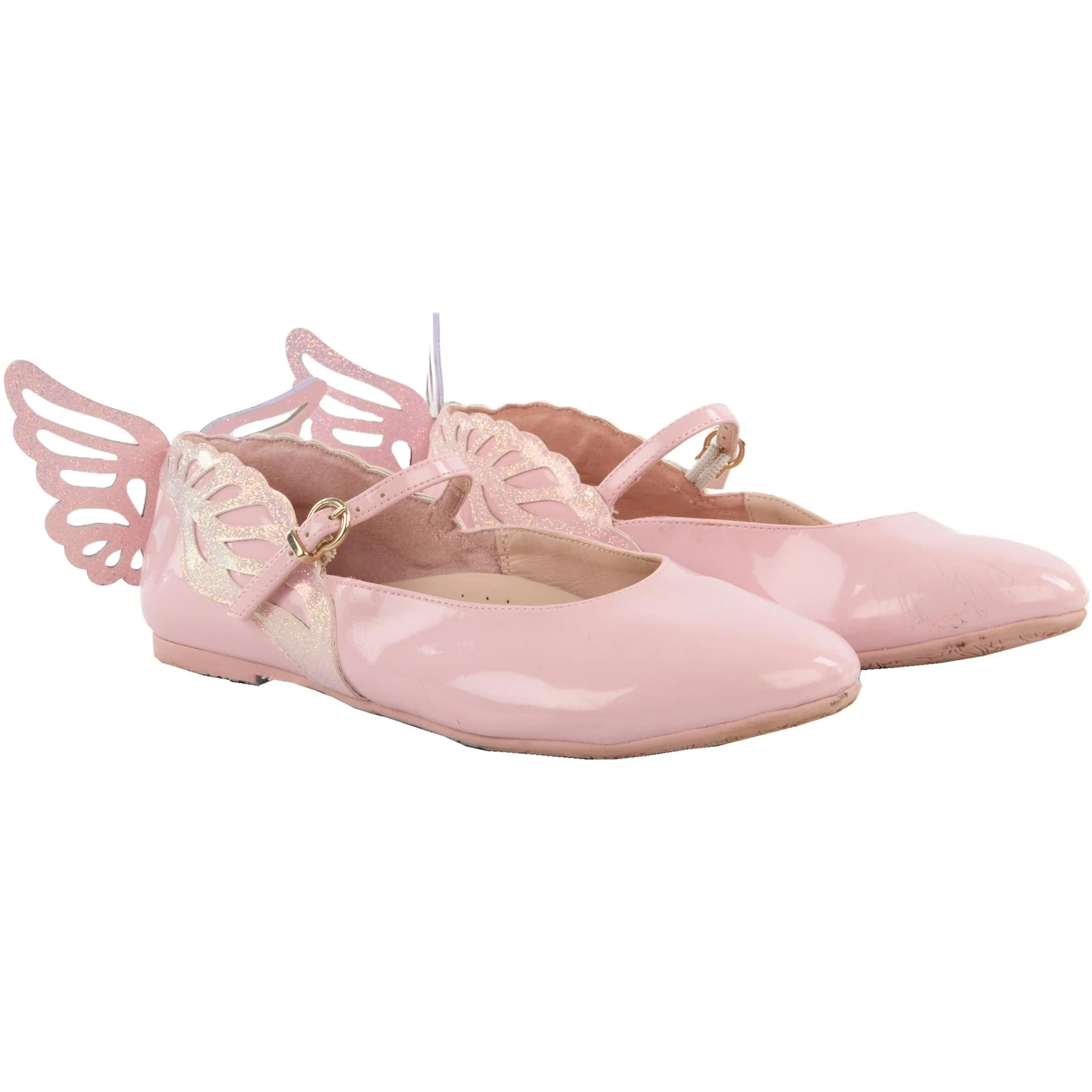 SOPHIA WEBSTER PINK KIDS GIRLS BALLET FLATS EU 36 UK 3.5 US 4.5