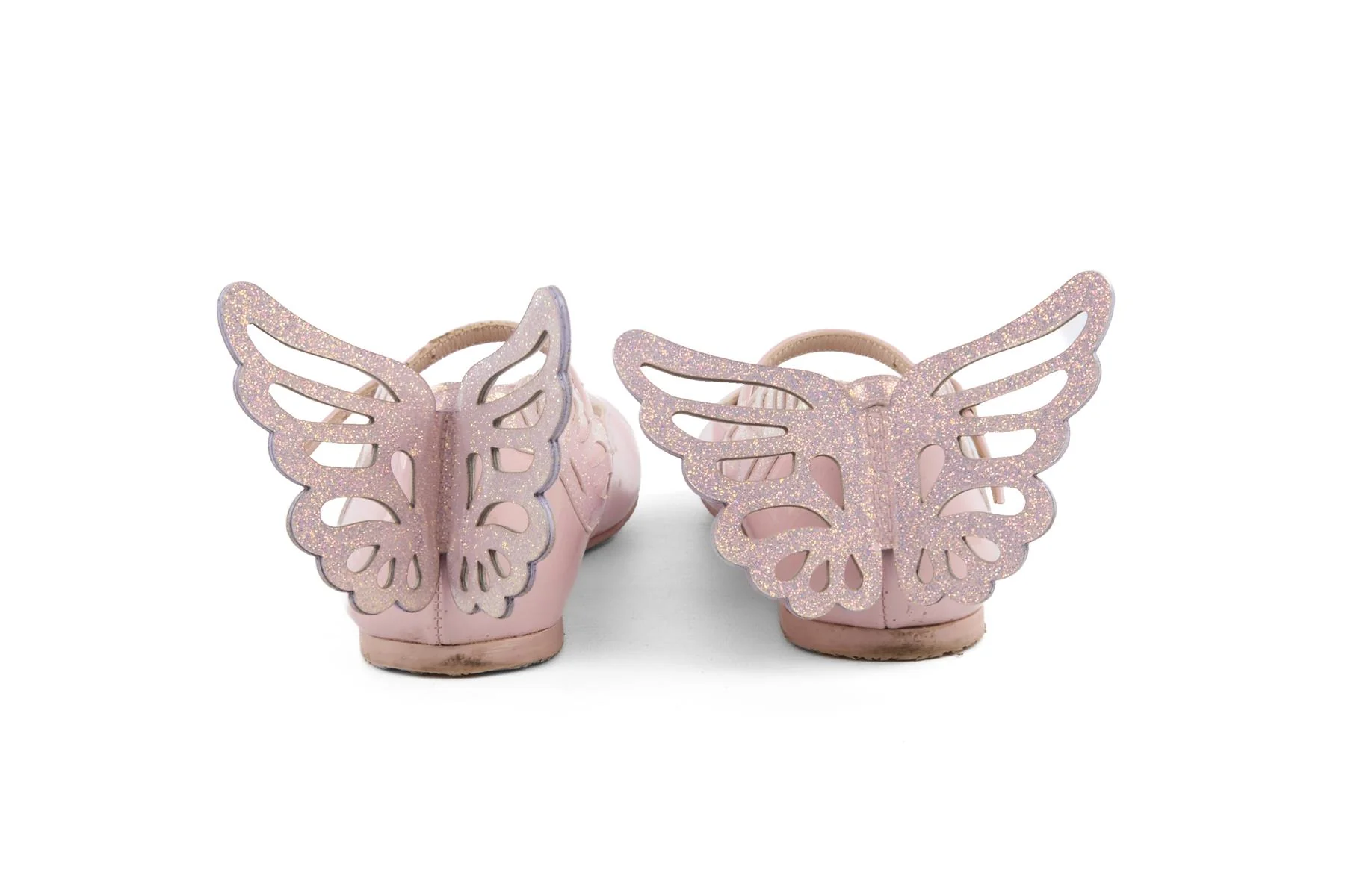 SOPHIA WEBSTER PINK KIDS GIRLS BALLET FLATS EU 36 UK 3.5 US 4.5 - Image 5