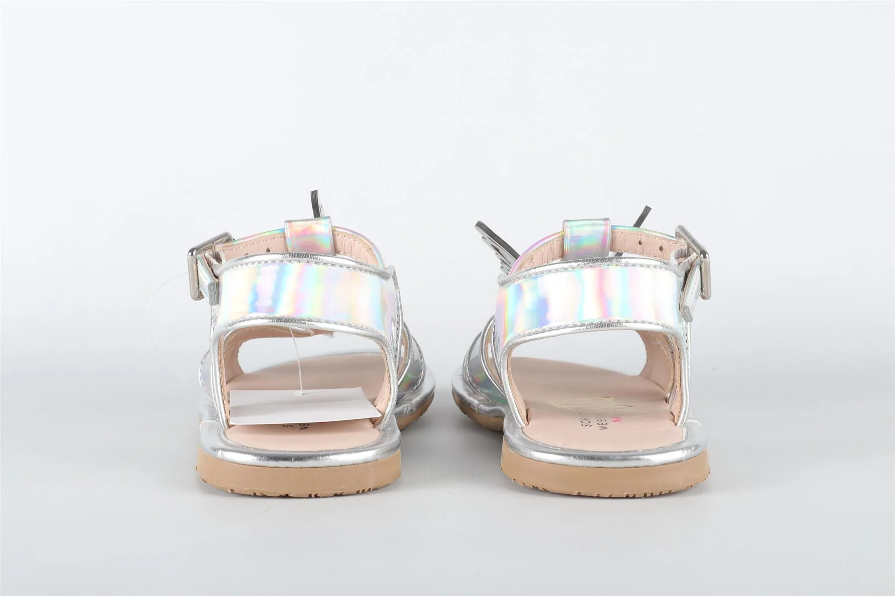 SOPHIA WEBSTER SILVER KIDS GIRLS SANDALS EU 28 UK 10 US 11 - Image 5