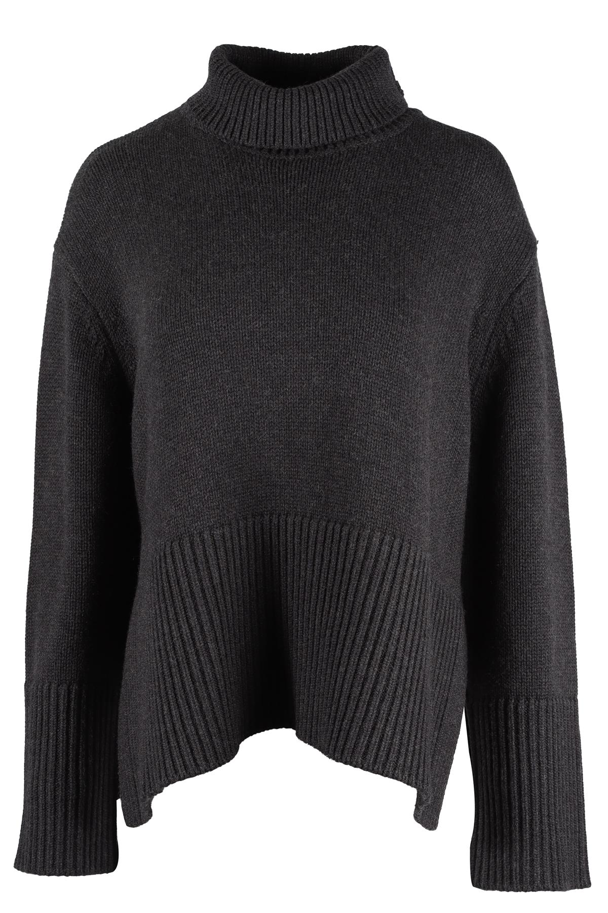 SOPHIE RUE GREY WOOL BLEND TURTLENECK SWEATER XSMALL