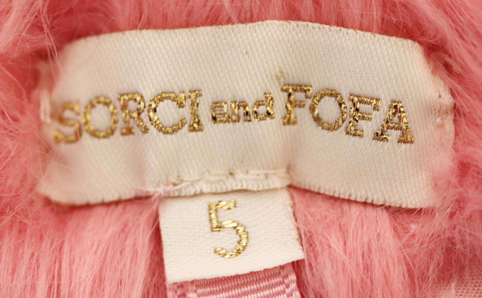 SORCI AND FOFA KIDS GIRLS FAUX FUR JACKET 5 YEARS - Image 4