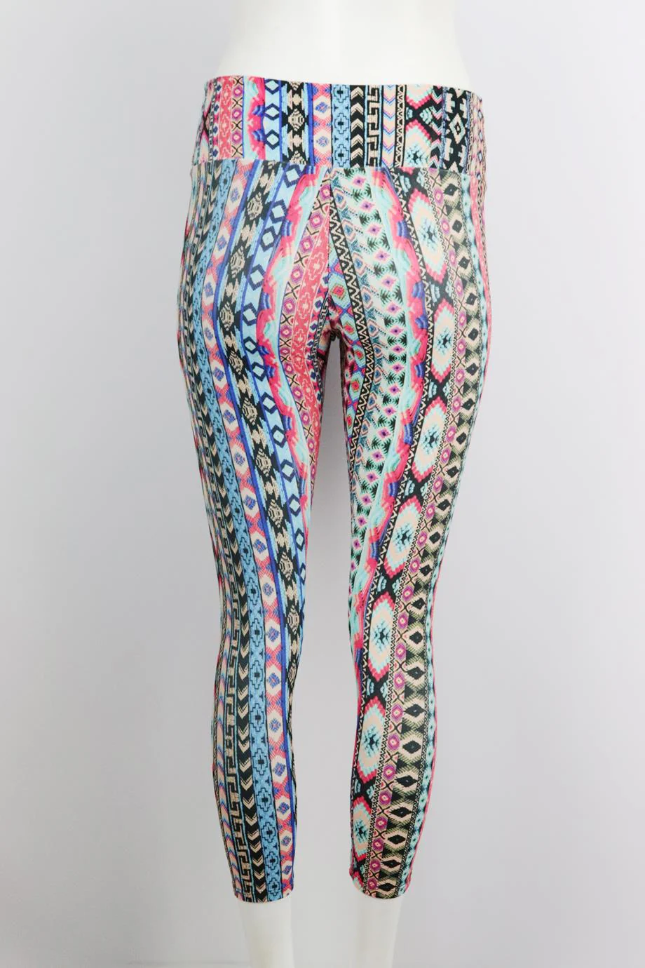 SOULCYCLE CROPPED PRINTED STRETCH LEGGINGS MEDIUM/LARGE - Image 4