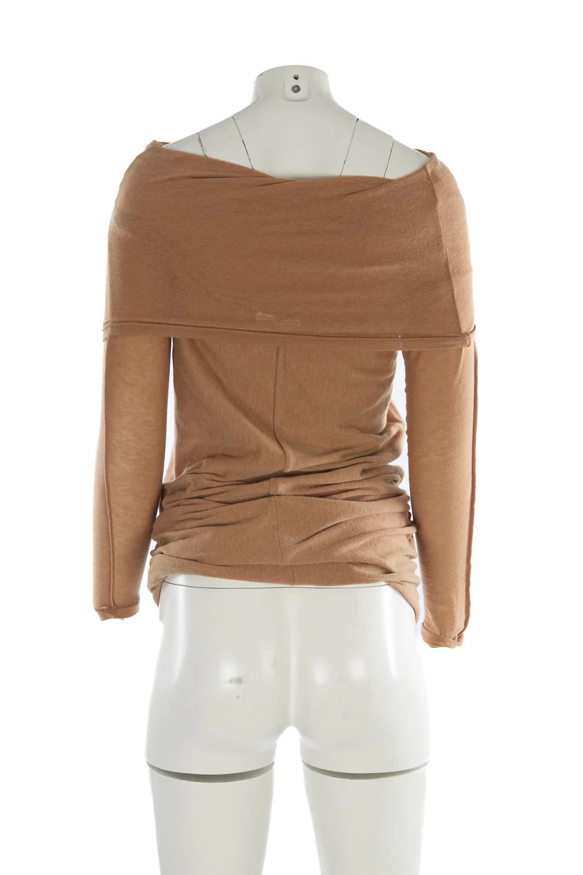 SOURCE UNKNOWN TAN KNIT TOP ONE SIZE - Image 4
