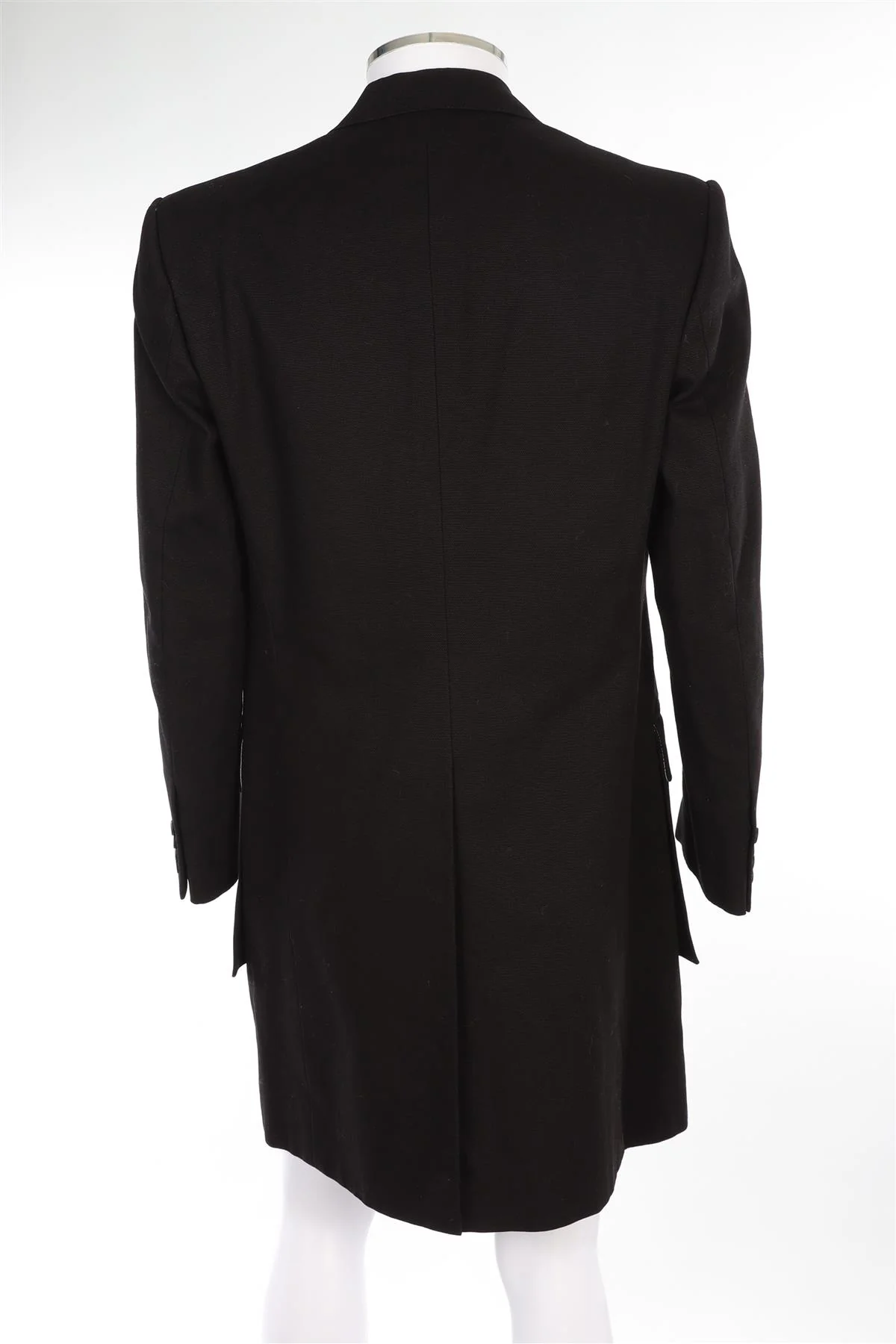SPENCER HART BLACK MEN'S CANVAS COAT IT 42 UK/US 32 - Image 4