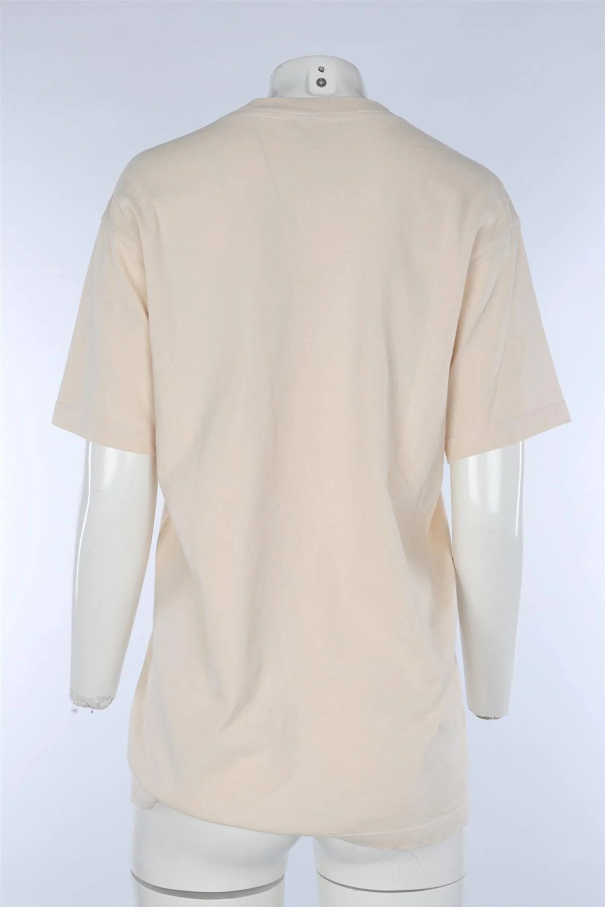 SPORTY & RICH BEIGE COTTON T-SHIRT MEDIUM - Image 4