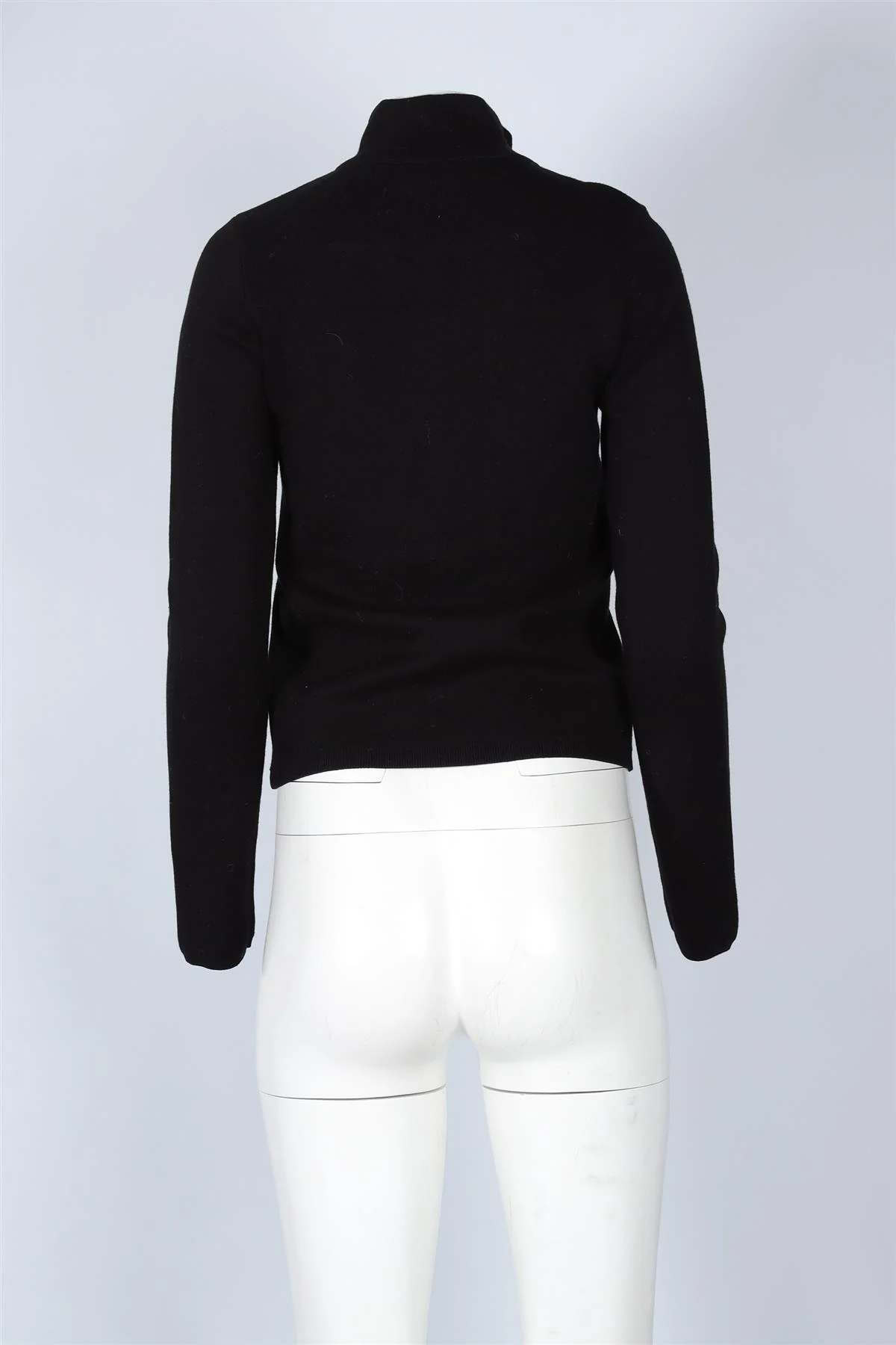 SPORTY & RICH BLACK WOOL SWEATER MEDIUM - Image 4