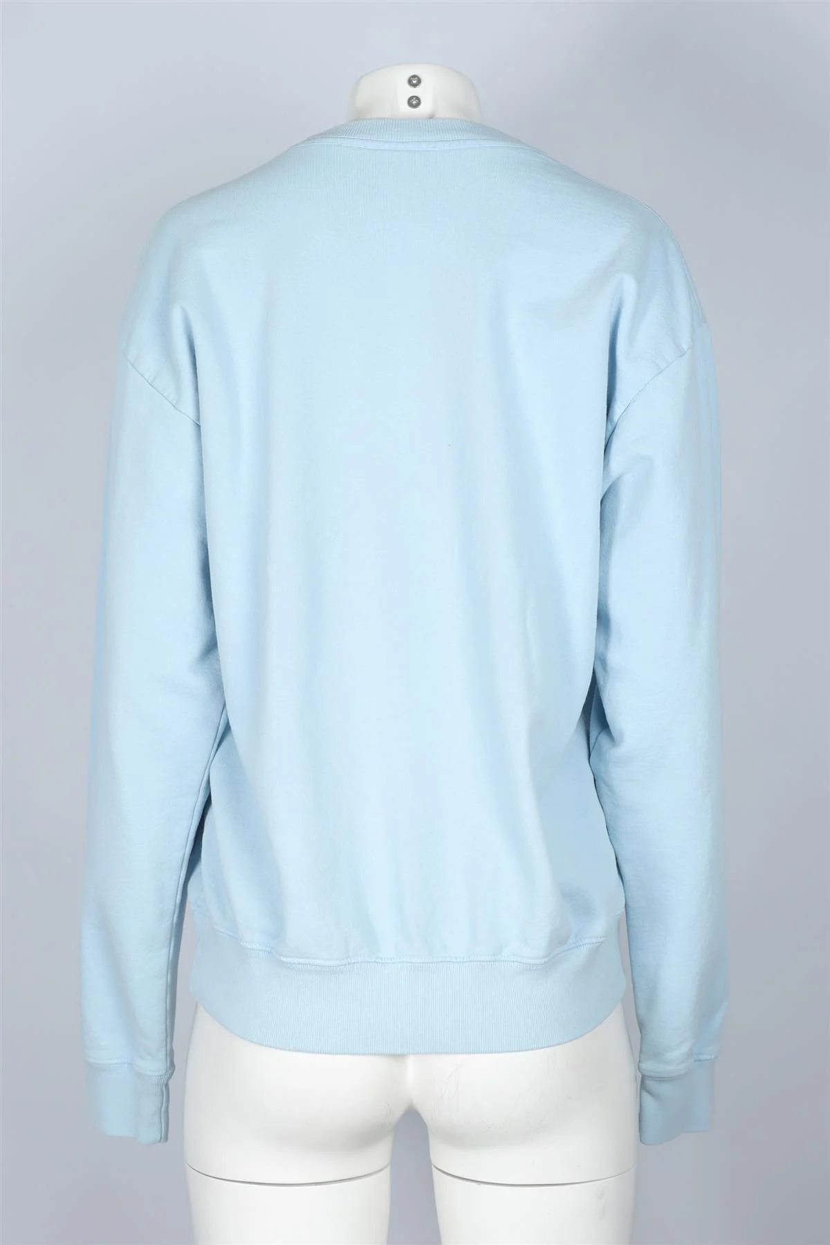 SPORTY & RICH BLUE COTTON SWEATSHIRT SMALL - Image 4
