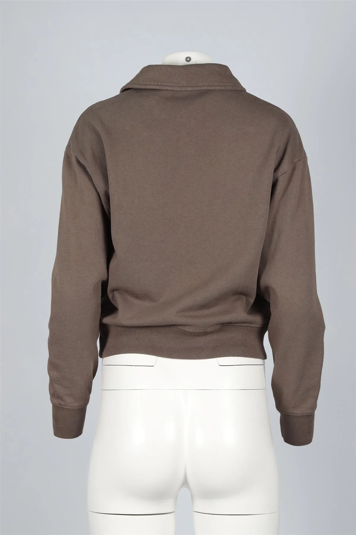 SPORTY & RICH BROWN COTTON SWEATSHIRT XSMALL - Image 4