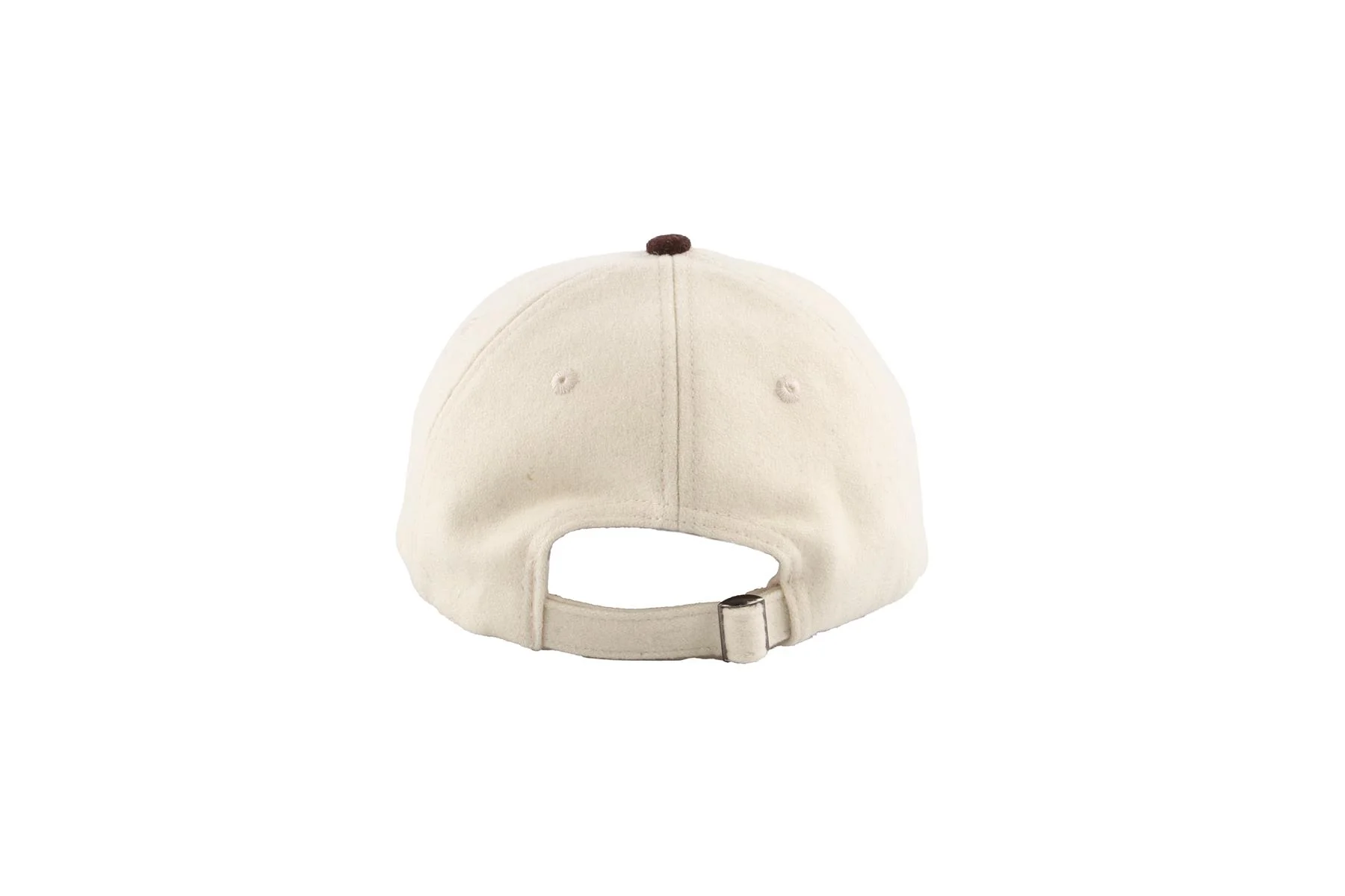 SPORTY & RICH CREAM WOOL BASEBALL CAP - Image 5