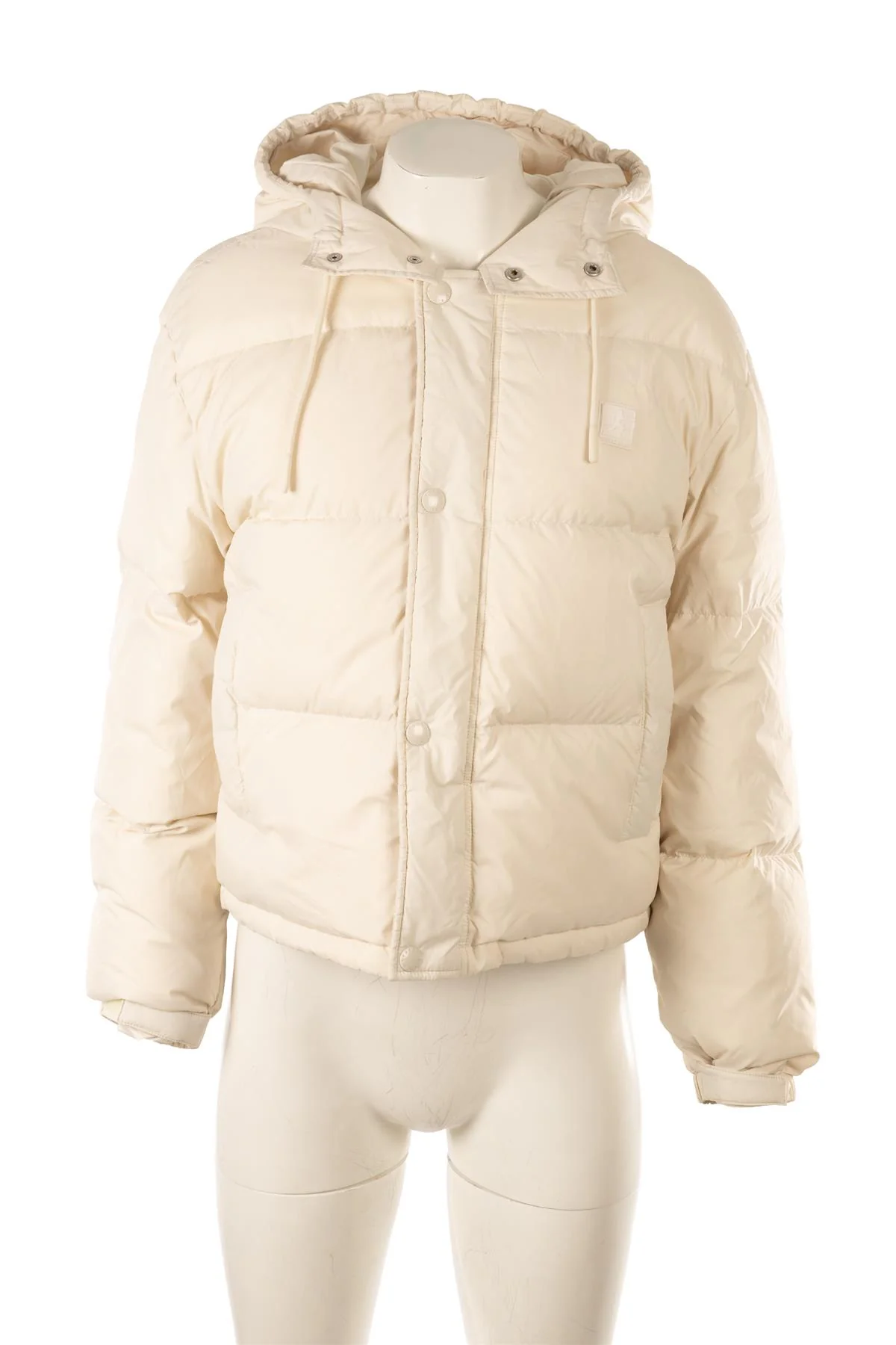 SPORTY & RICH ECRU PADDED SHELL JACKET SMALL - Image 2