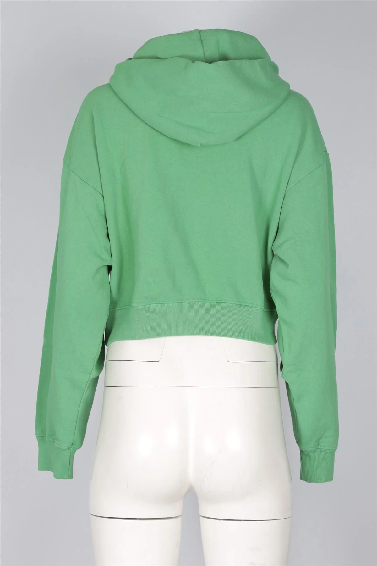 SPORTY & RICH GREEN COTTON HOODIE SMALL - Image 4
