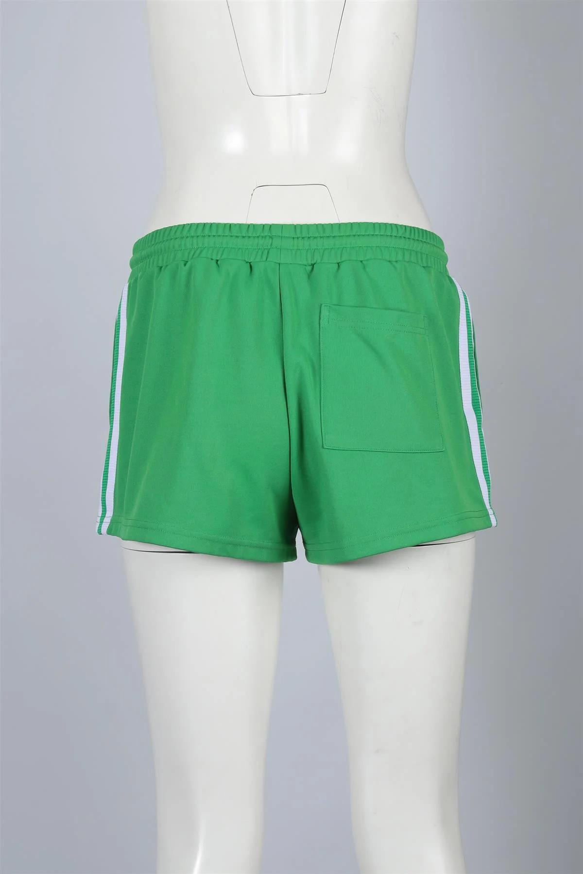 SPORTY & RICH GREEN COTTON SHORTS SMALL - Image 4