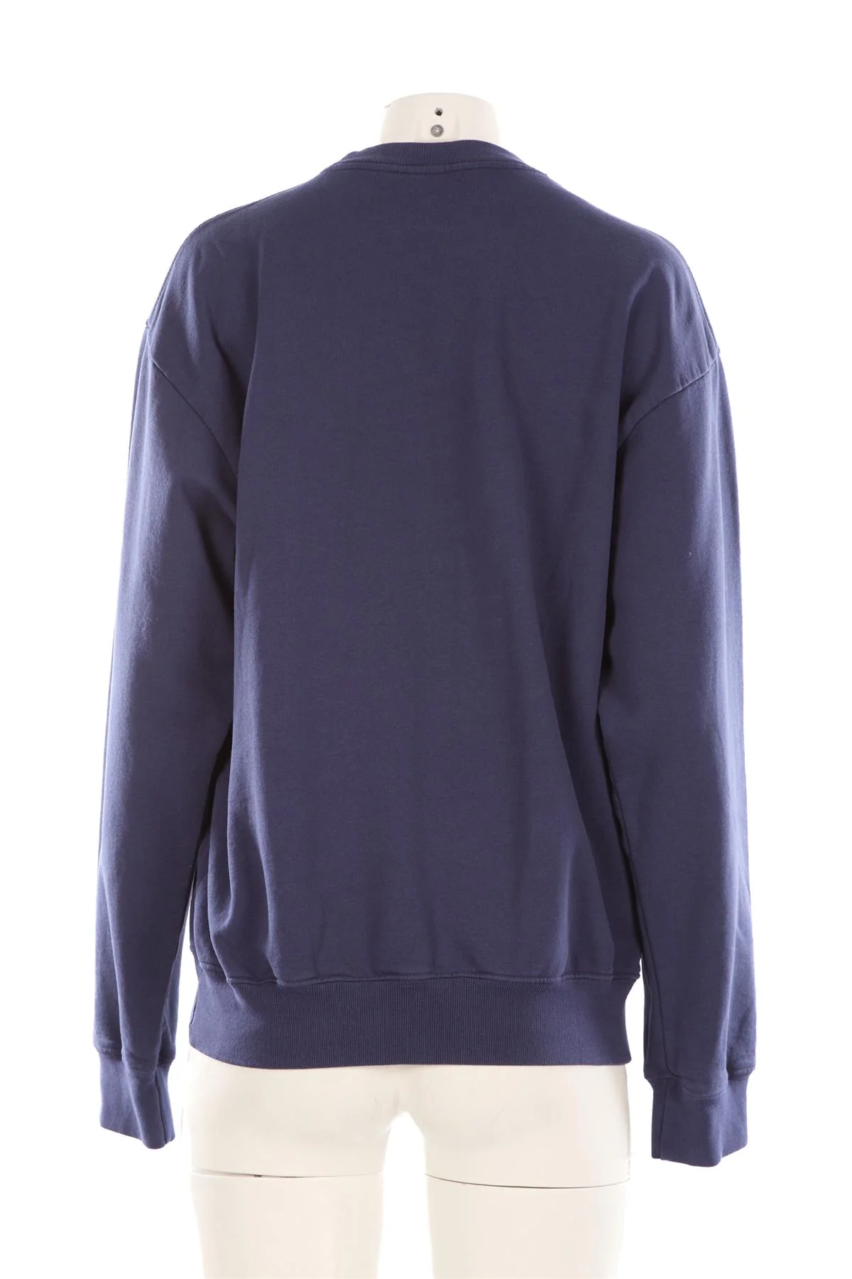 SPORTY & RICH NAVY COTTON SWEATSHIRT SMALL - Image 4