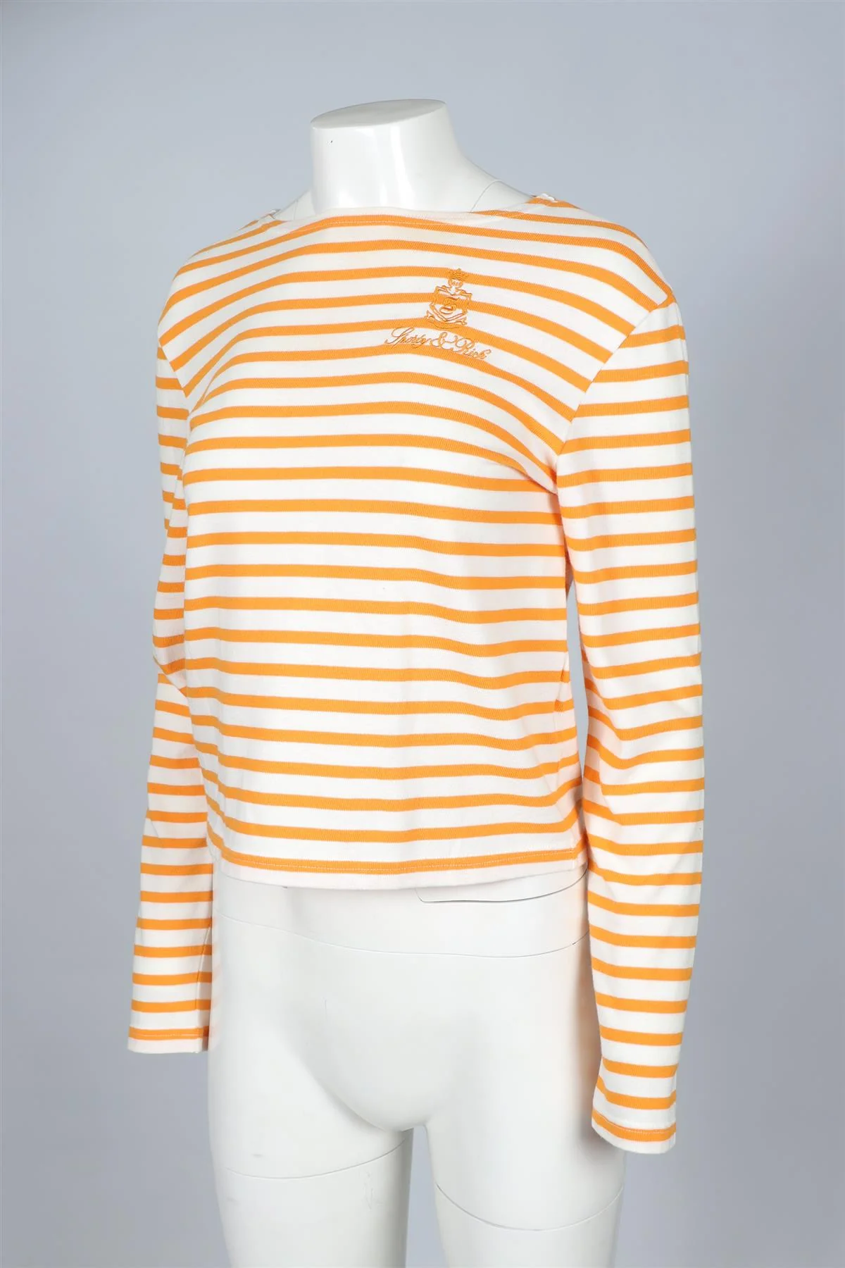 SPORTY & RICH ORANGE COTTON TOP XSMALL - Image 3