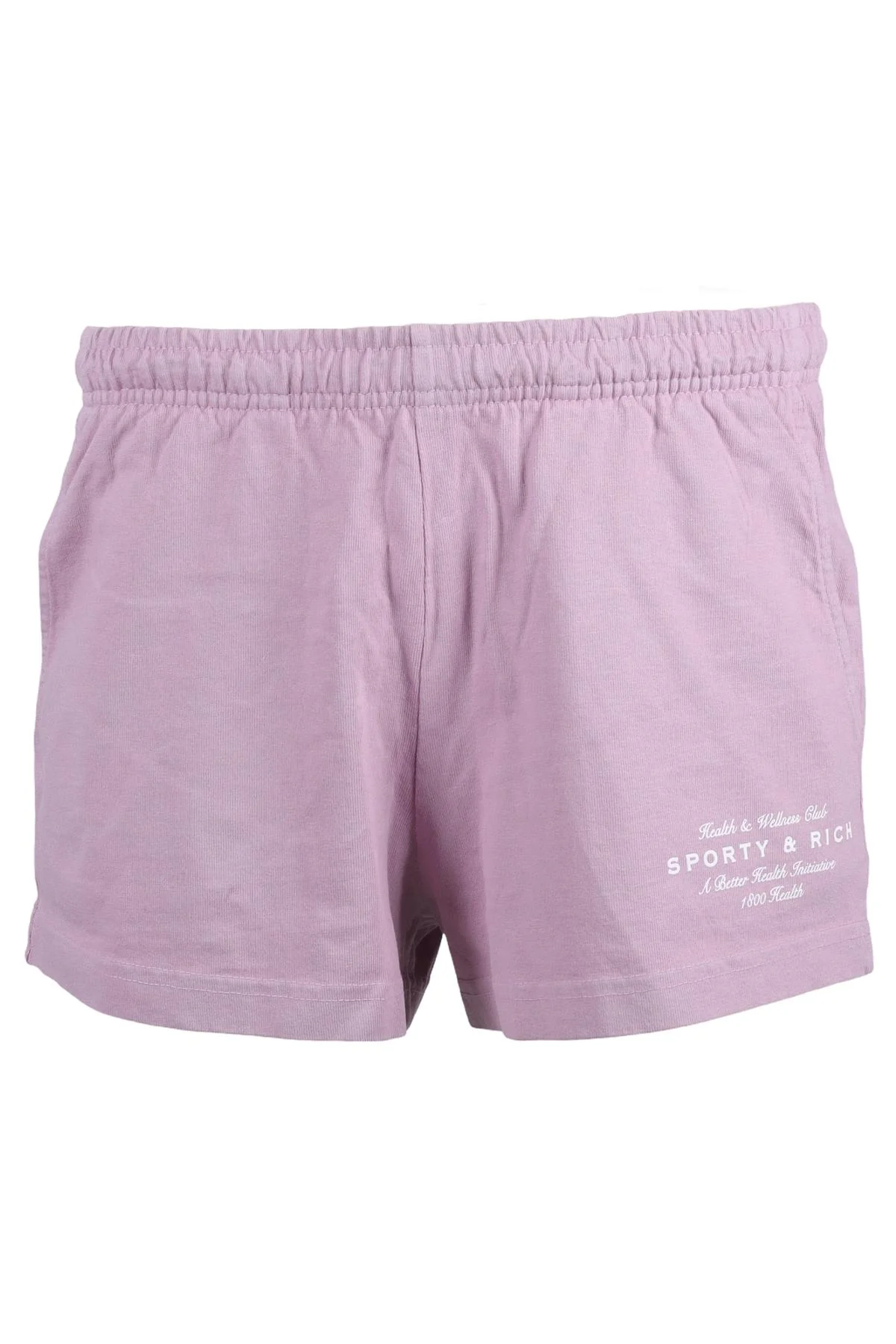 SPORTY & RICH PINK COTTON SHORTS XSMALL
