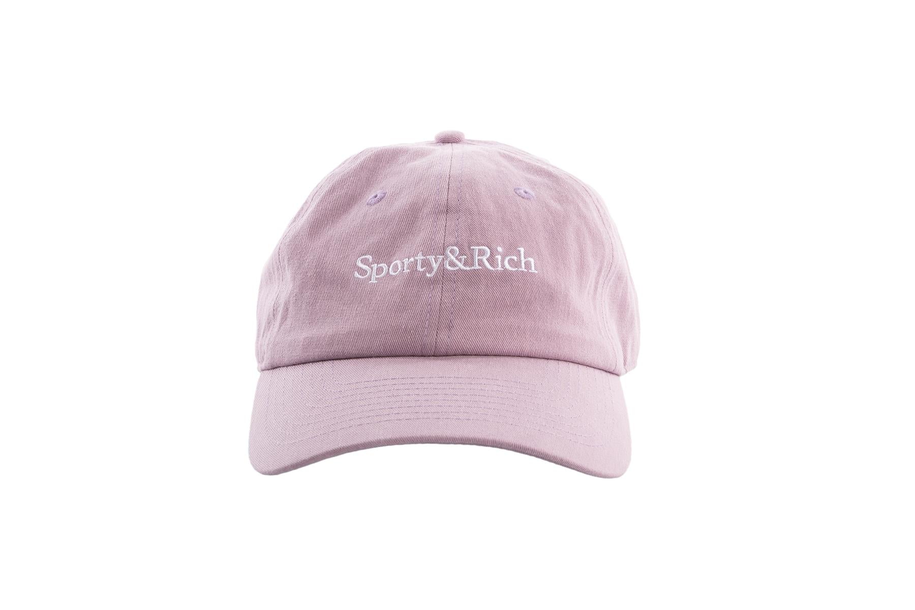 SPORTY & RICH PURPLE COTTON BASEBALL CAP ONE SIZE - Image 3