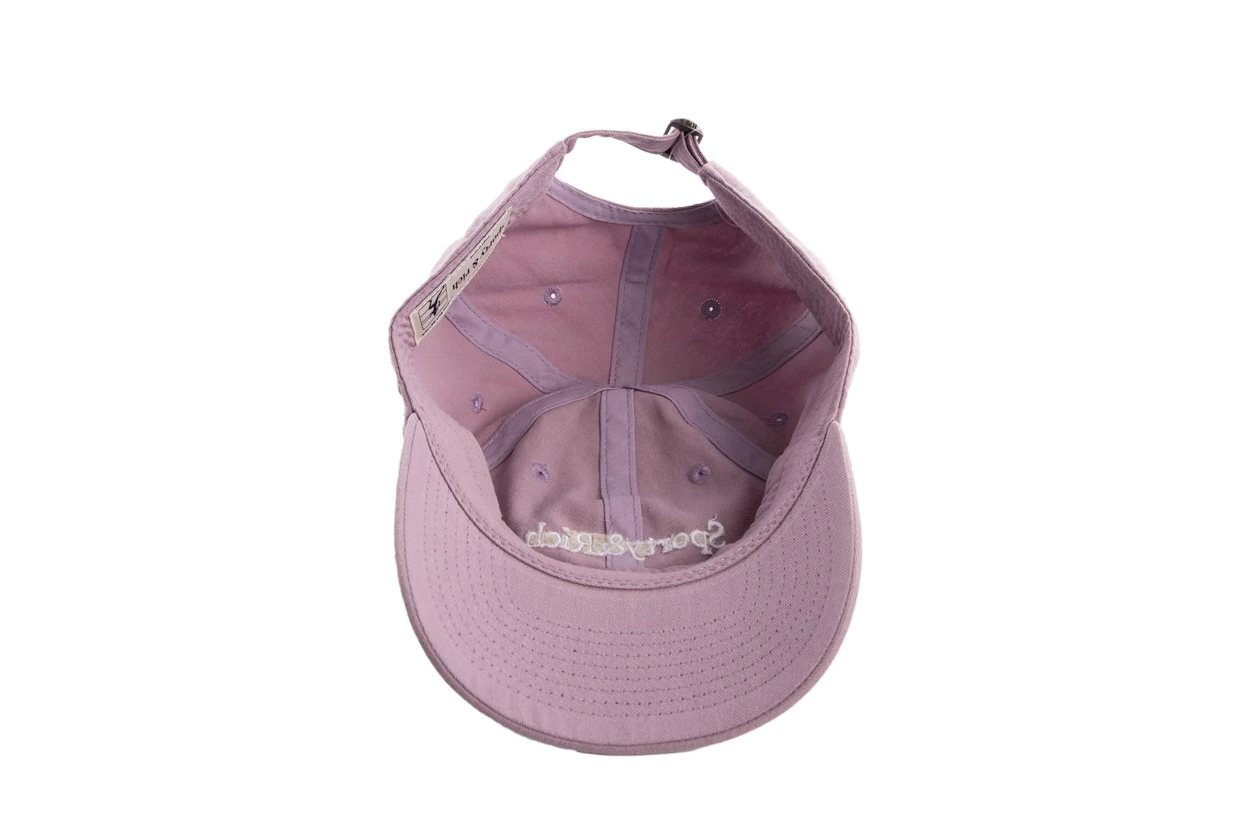SPORTY & RICH PURPLE COTTON BASEBALL CAP ONE SIZE - Image 6