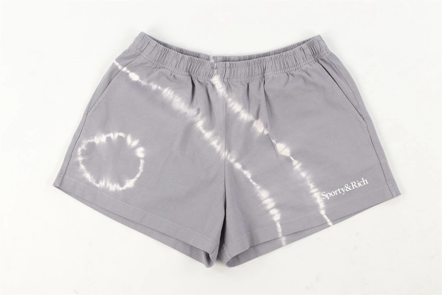 SPORTY & RICH PURPLE COTTON SHORTS LARGE - Image 2