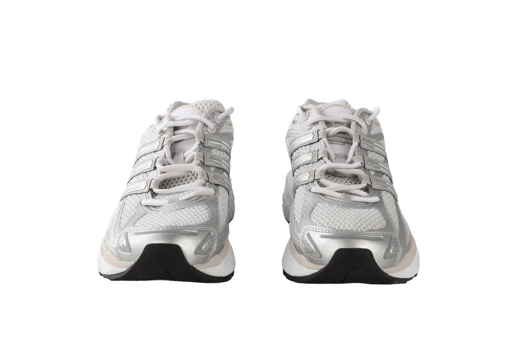 SPORTY & RICH X ADIDAS SILVER ADISTAR GREY SNEAKERS EU 40 UK 6.5 US 7 - Image 2