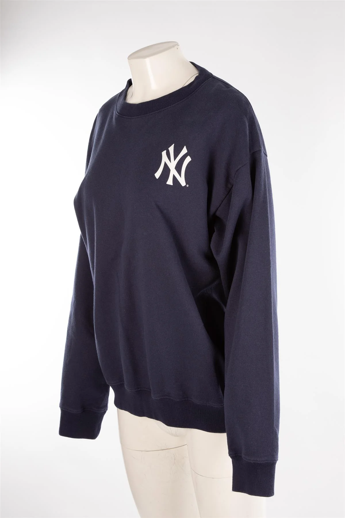 SPORTY & RICH + YANKEES NAVY COTTON SWEATSHIRT MEDIUM - Image 3