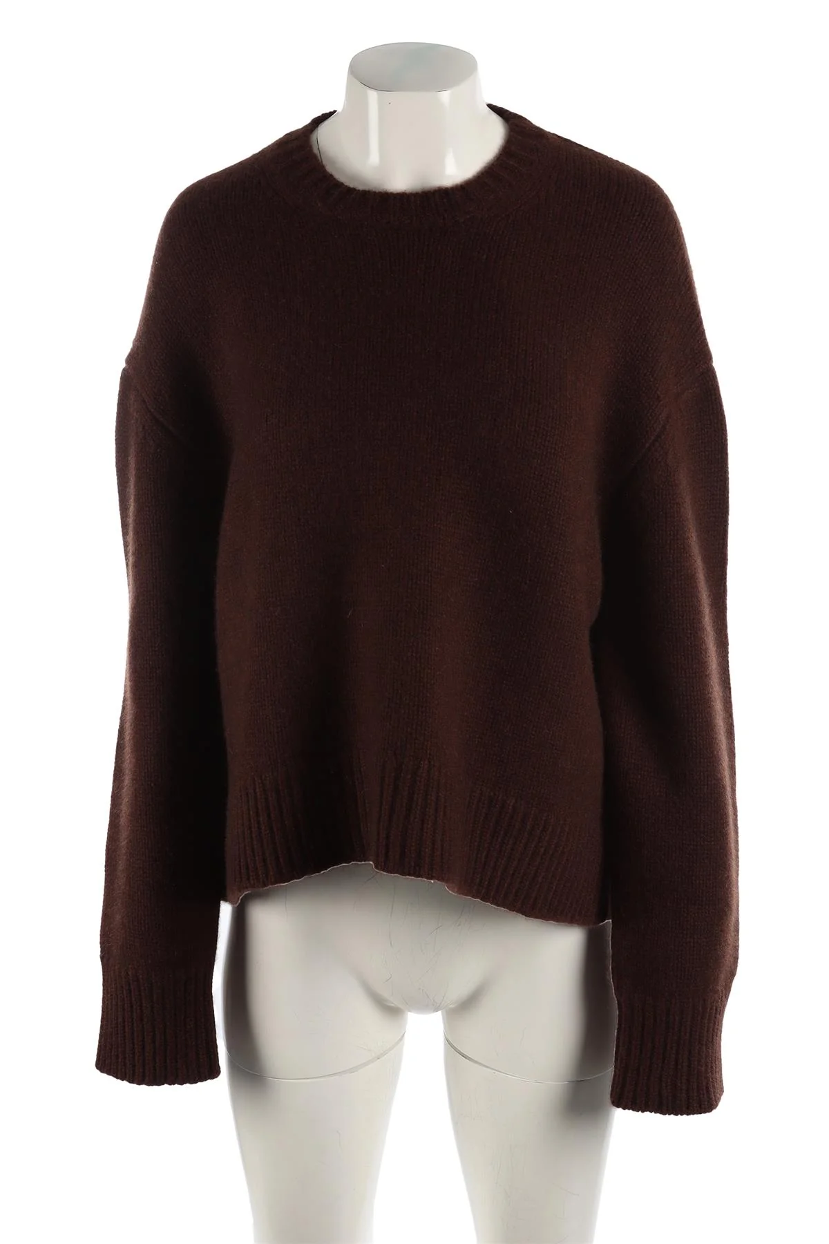 SPRWMN BROWN CASHMERE SWEATER MEDIUM - Image 2