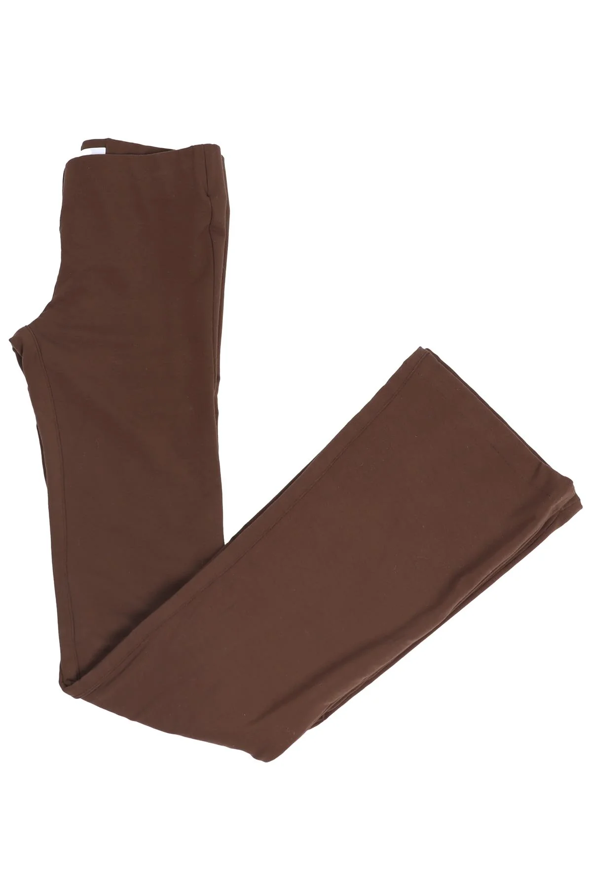 SPRWMN BROWN JERSEY LEGGINGS XSMALL