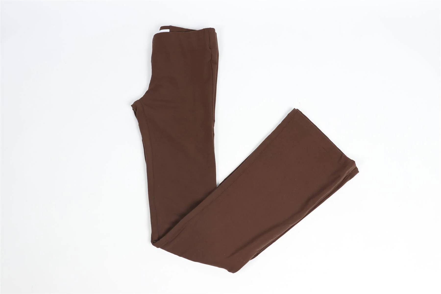 SPRWMN BROWN JERSEY LEGGINGS XSMALL - Image 2