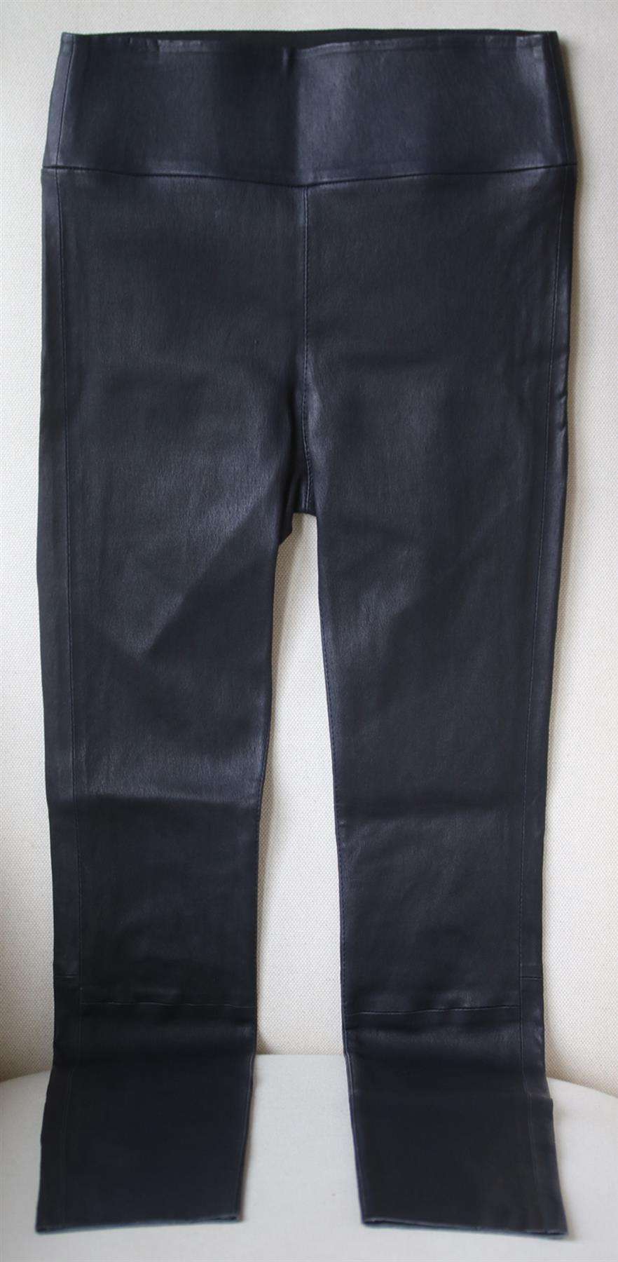 SPRWMN HIGH RISE LEATHER LEGGINGS SMALL - Image 2