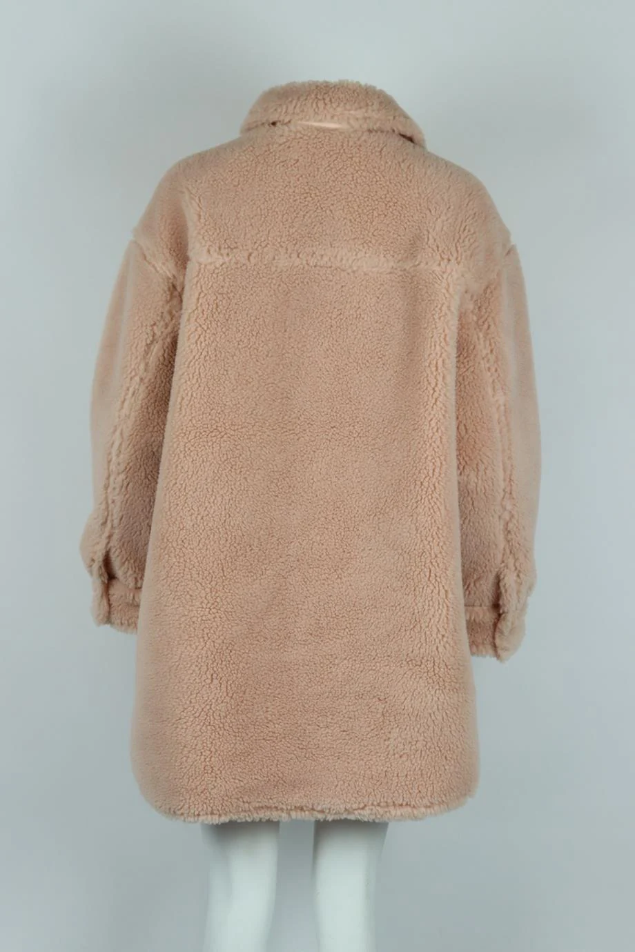 STAND STUDIOS OVERSIZED FAUX SHEARLING JACKET XSMALL - Image 4
