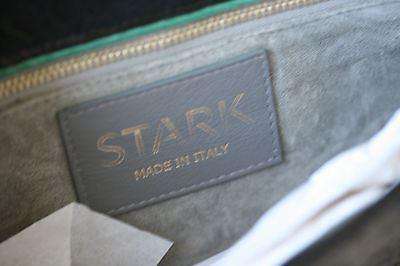 STARK AT HARRODS BLACK PYTHON CUFF CLUTCH BAG - Image 9