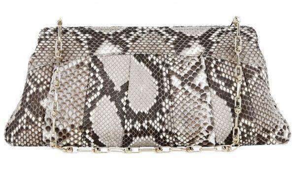 STARK AT HARRODS NATURAL PYTHON PUFF ROBERTSON CLUTCH BAG - Image 5