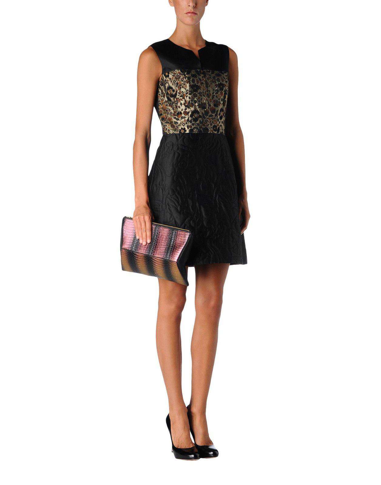 STARK AT HARRODS RED EASTWEST PYTHON CLUTCH BAG - Image 6