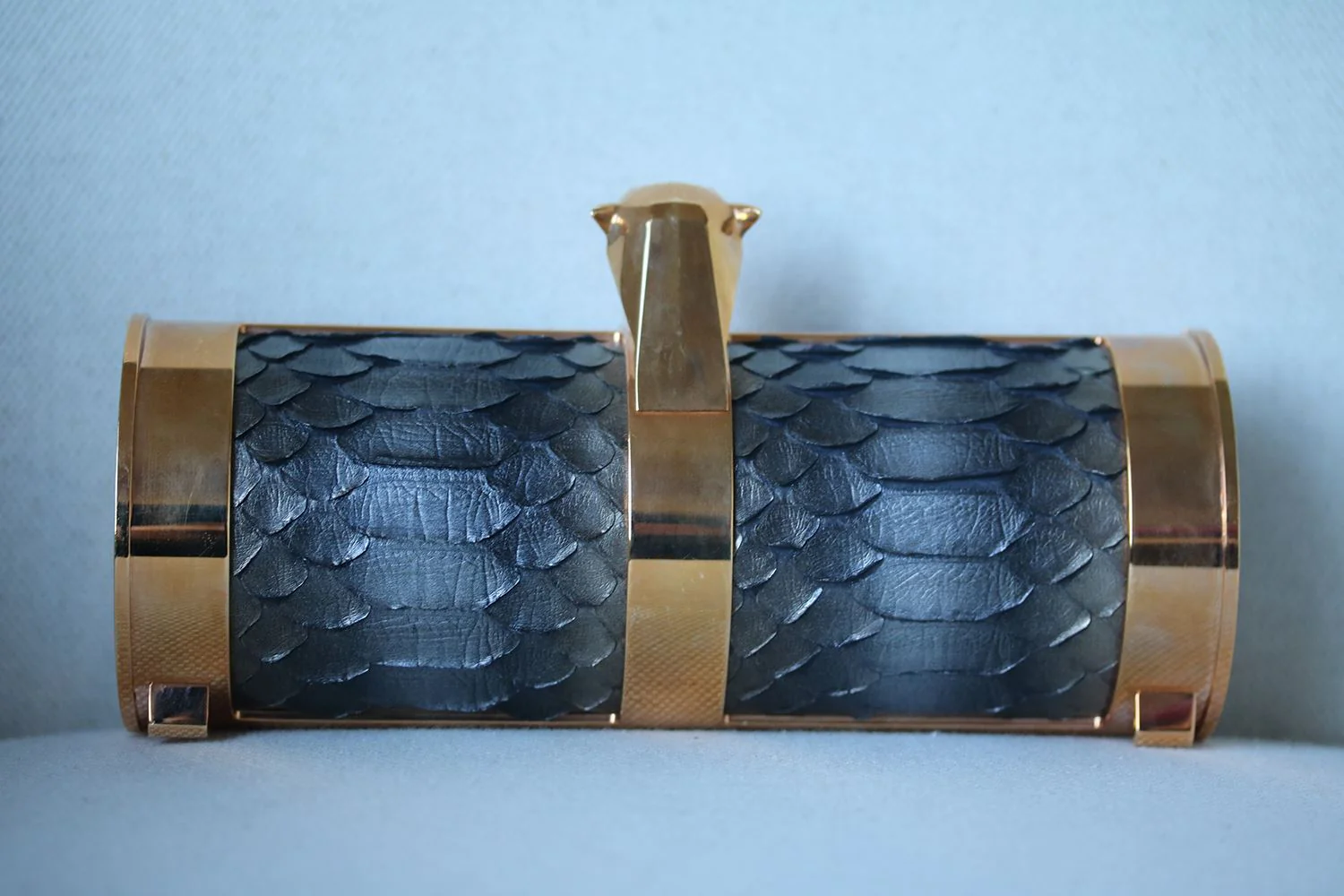 STARK FIERCE PYTHON BOX CLUTCH - Image 4