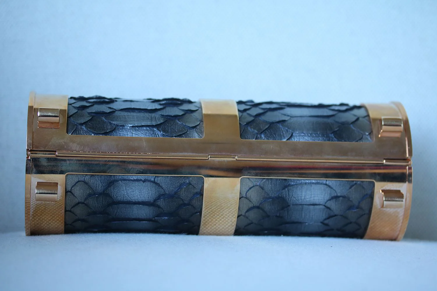 STARK FIERCE PYTHON BOX CLUTCH - Image 6