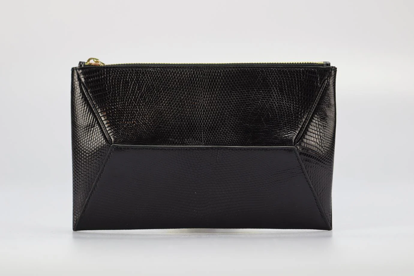 STARK SNAKE EFFECT LEATHER CLUTCH - Image 2