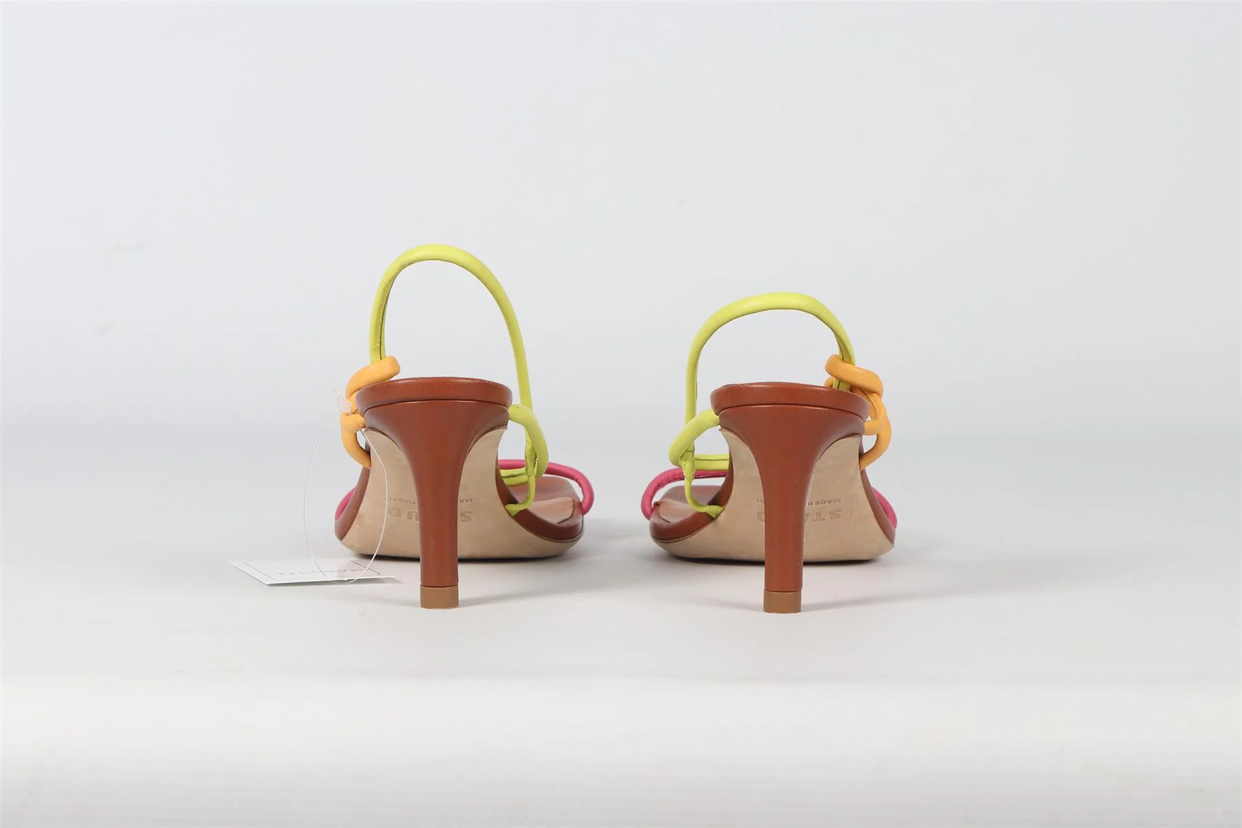 STAUD LEATHER SANDALS EU 37.5 UK 4.5 US 7.5 - Image 4