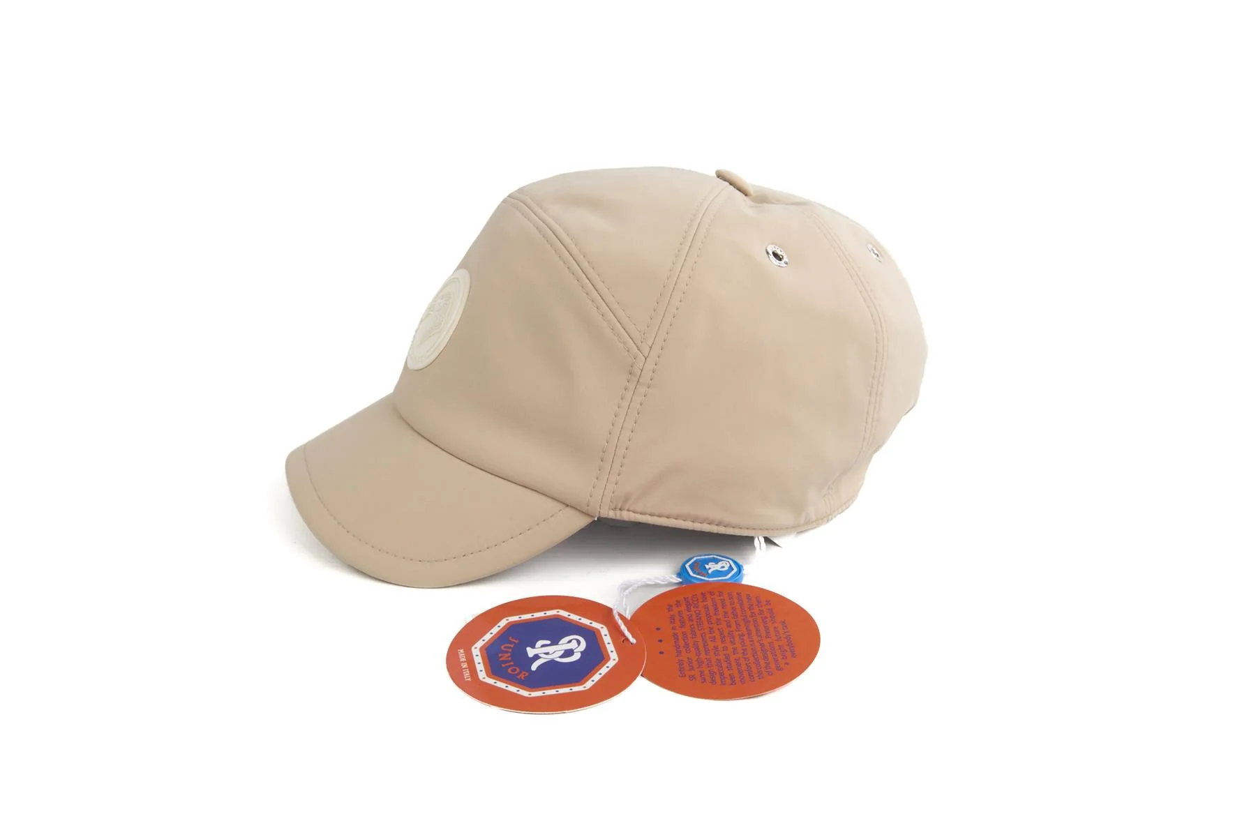 STEFANO RICCI BEIGE KIDS BOYS CAP LARGE - Image 4