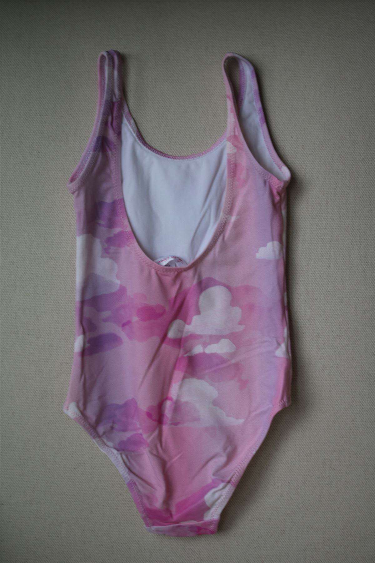 STELLA COVE GIRLS PINK CLOUD SEQUIN STAR SWIMSUIT 4 YEARS - Image 2