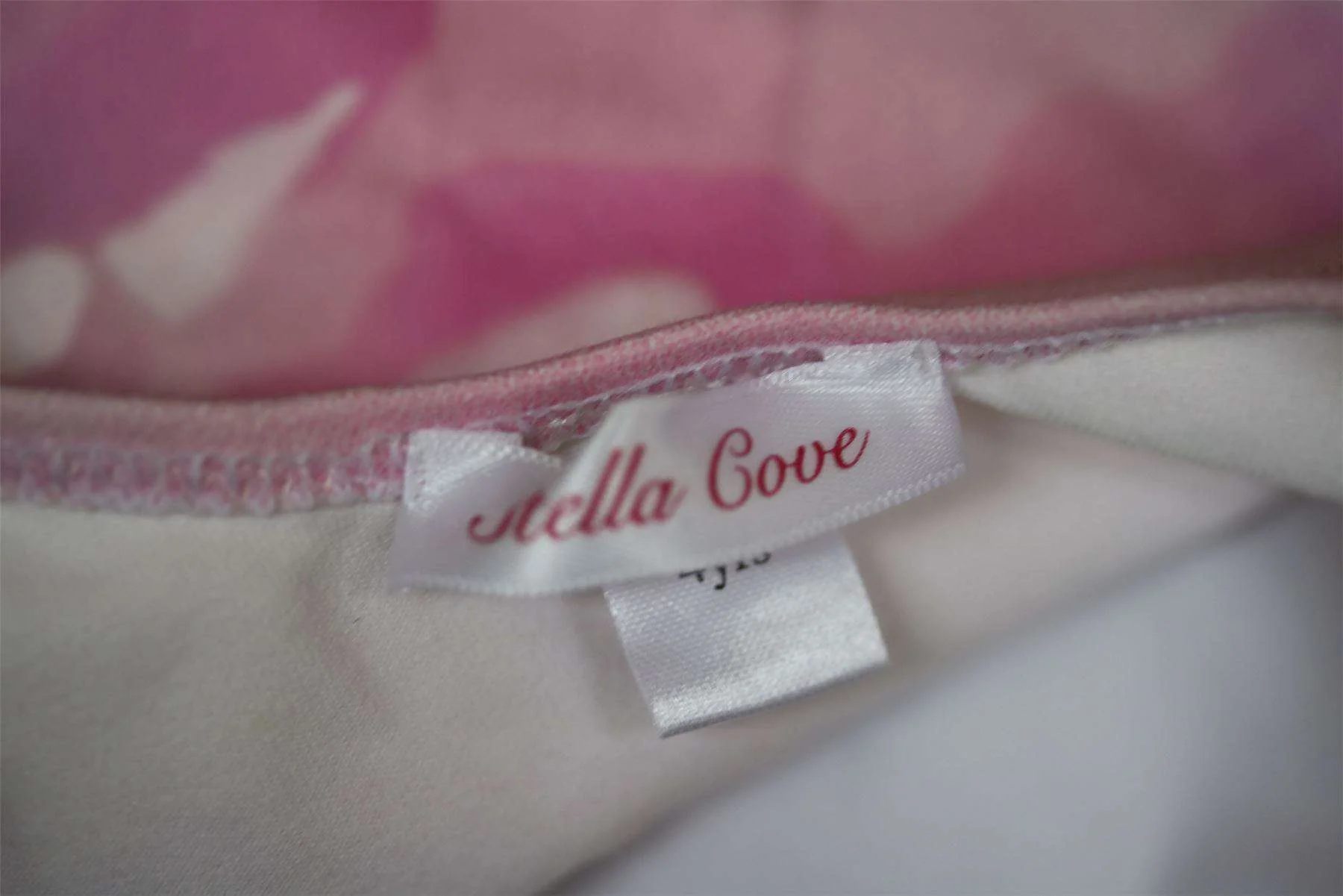 STELLA COVE GIRLS PINK CLOUD SEQUIN STAR SWIMSUIT 4 YEARS - Image 3