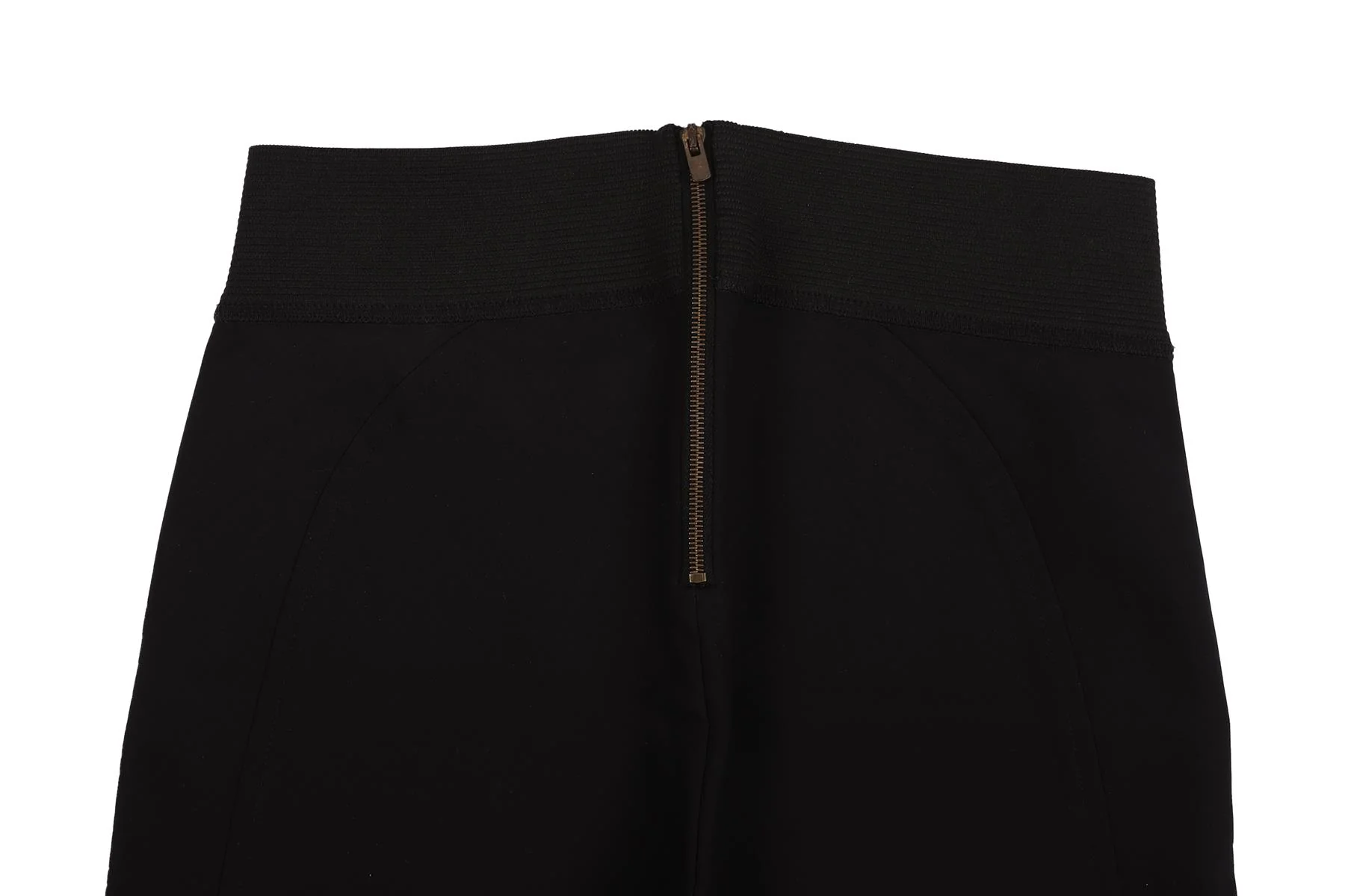 STELLA MCCARTNEY BLACK COTTON SKINNY PANTS W26 UK 8 - Image 5