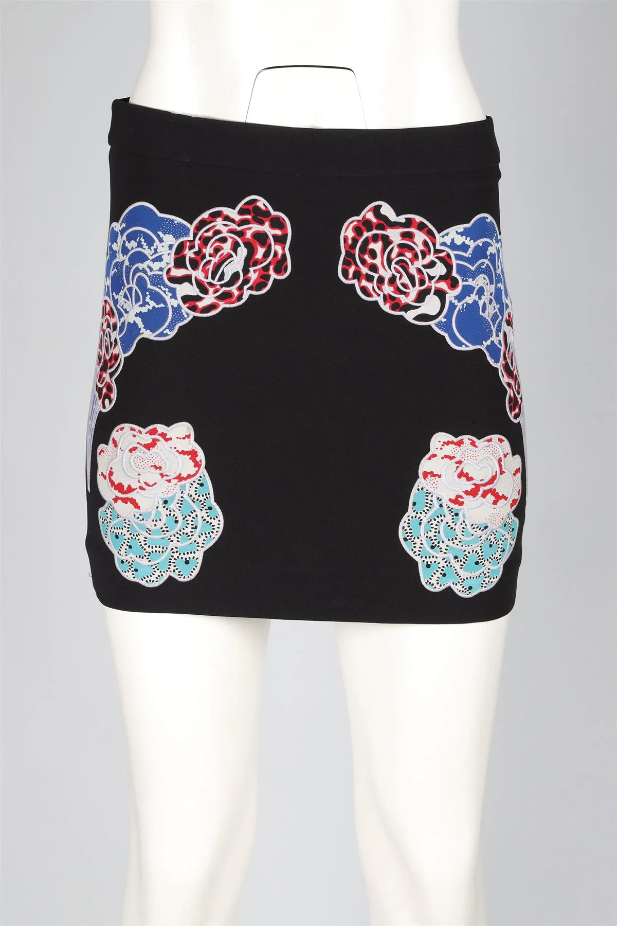STELLA MCCARTNEY BLACK CREPE MINI SKIRT IT 36 UK 4 - Image 2