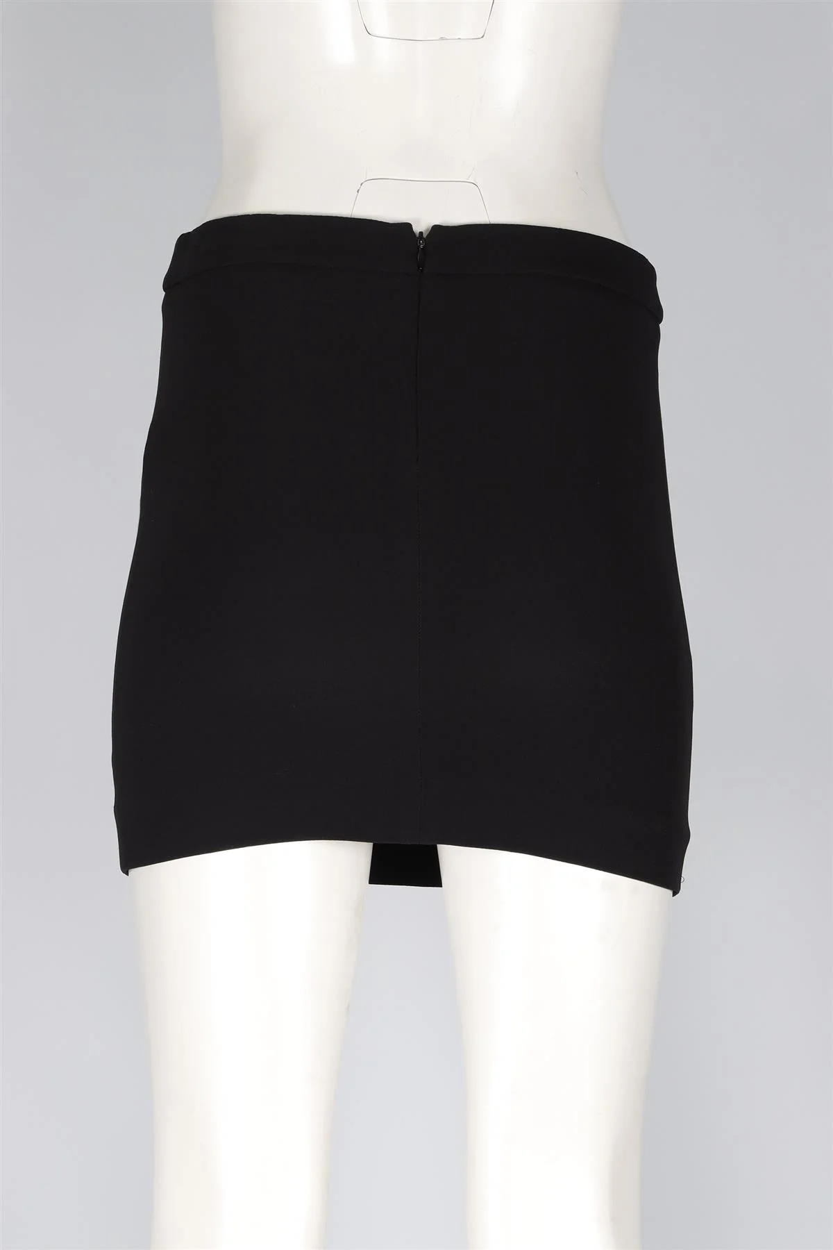 STELLA MCCARTNEY BLACK CREPE MINI SKIRT IT 36 UK 4 - Image 4