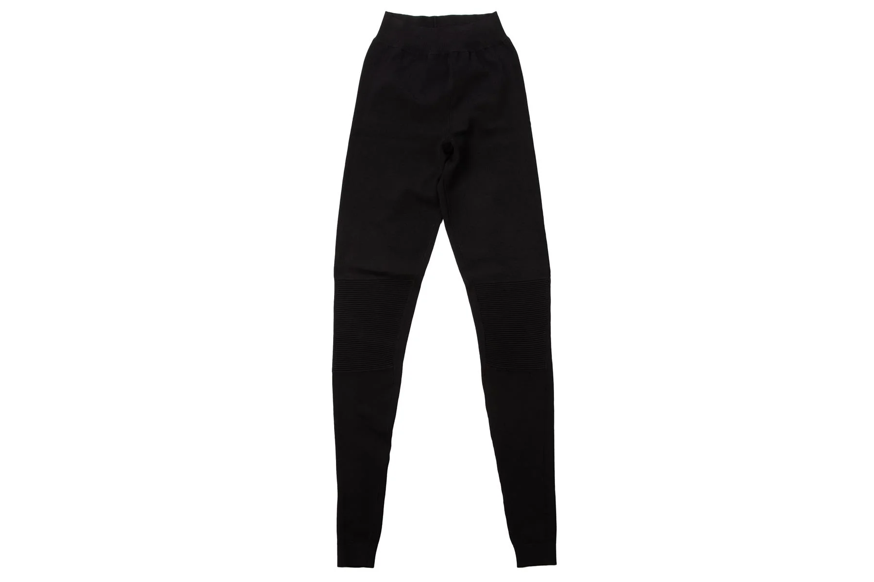 STELLA MCCARTNEY BLACK KNIT LEGGINGS IT 36 UK 4 - Image 2