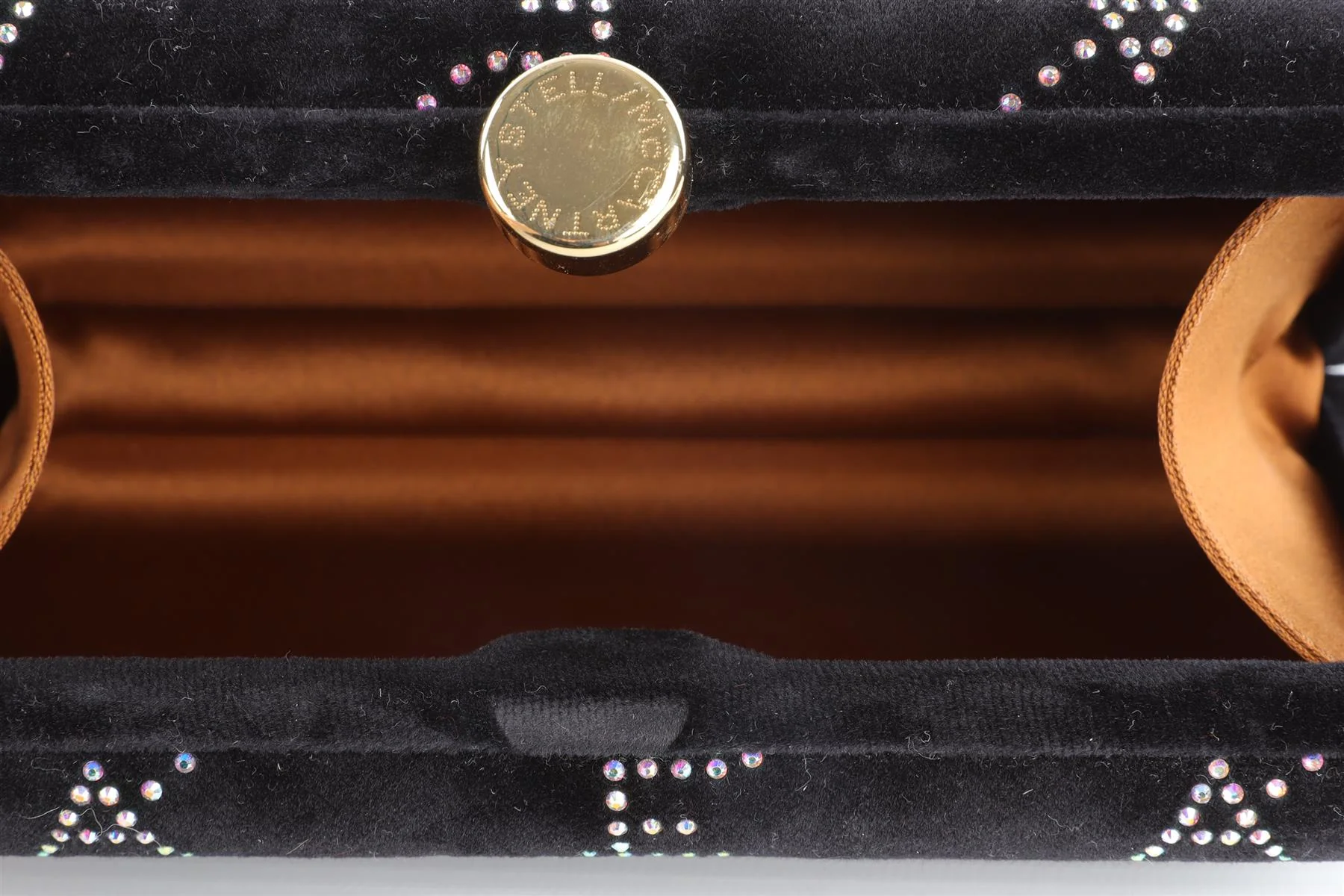 STELLA MCCARTNEY BLACK VELVET CLUTCH - Image 11