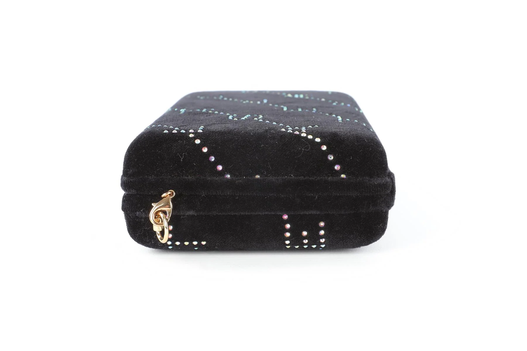 STELLA MCCARTNEY BLACK VELVET CLUTCH - Image 4