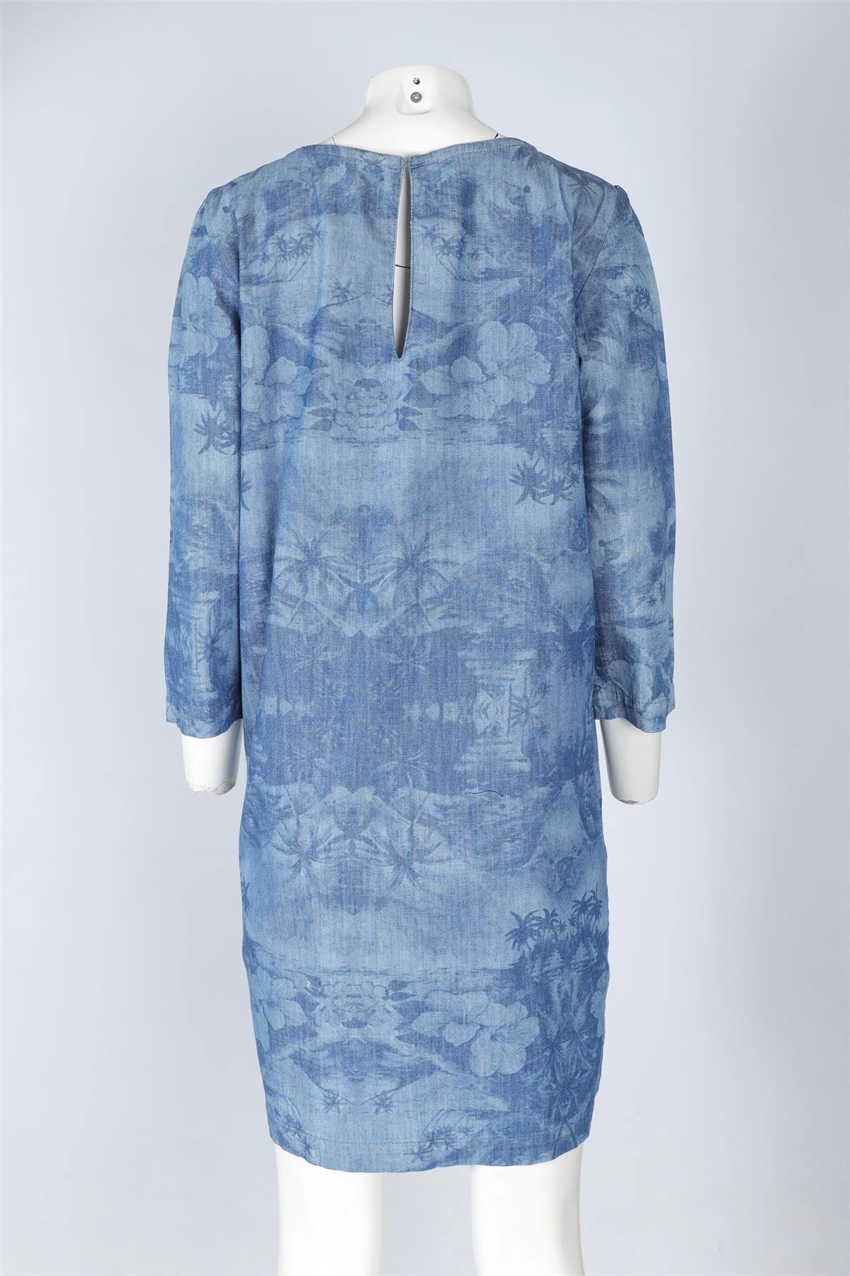 STELLA MCCARTNEY BLUE DENIM MINI DRESS IT 44 UK 12 - Image 4