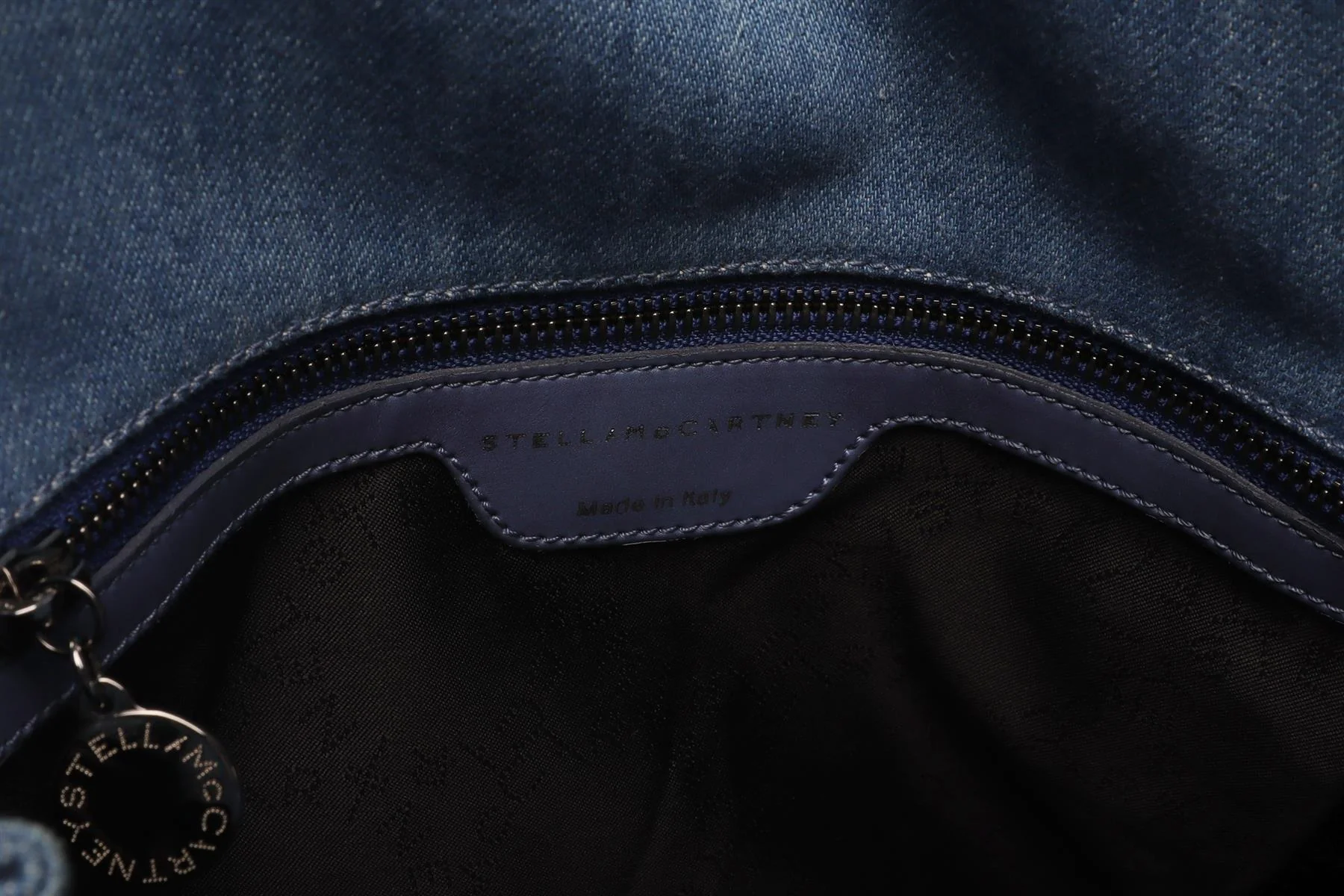 STELLA MCCARTNEY BLUE FALABELLA DENIM SHOULDER BAG - Image 8